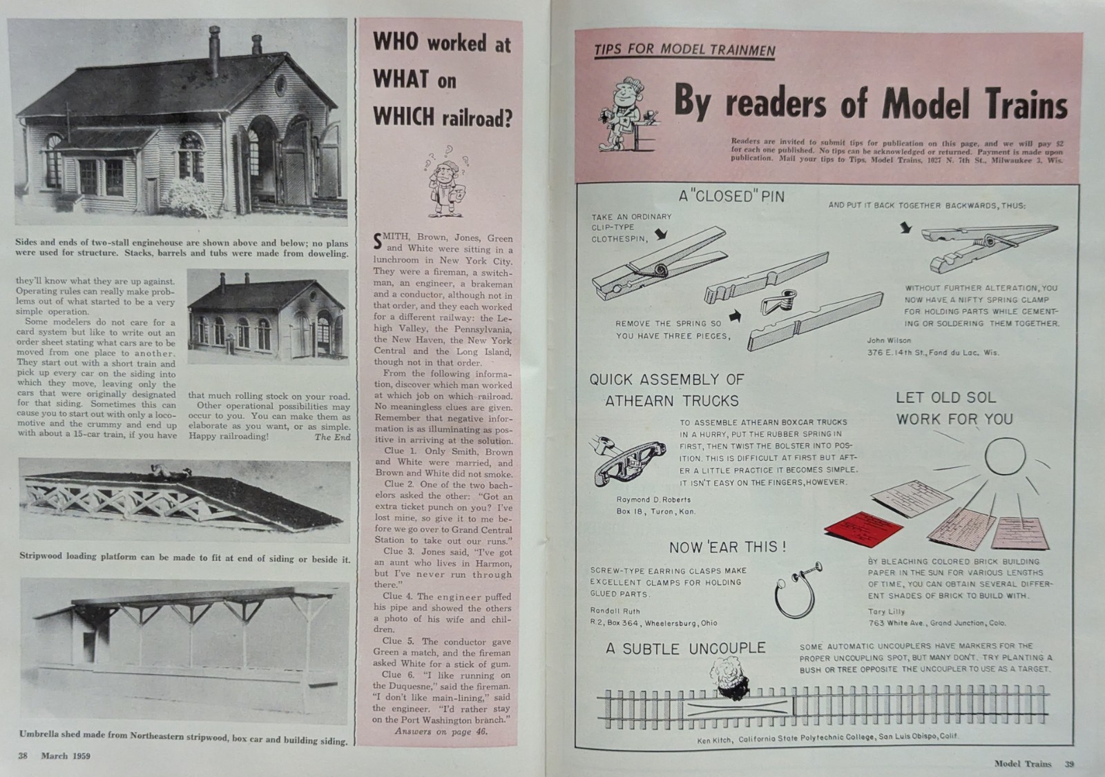 ***VINTAGE 1959 MODEL TRAINS RAILROADING MADE EASY MAGAZINE***