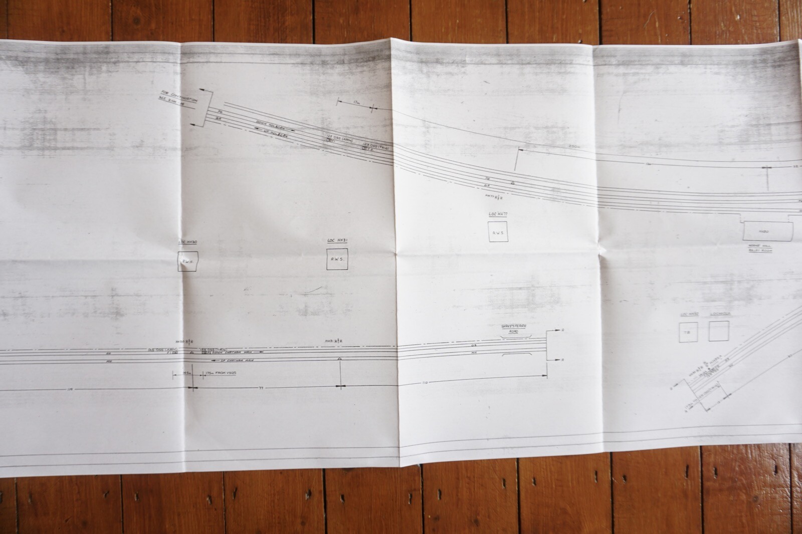 1983-92 Victoria Herne Hill British Rail Railway Track Plan Map Southern Region