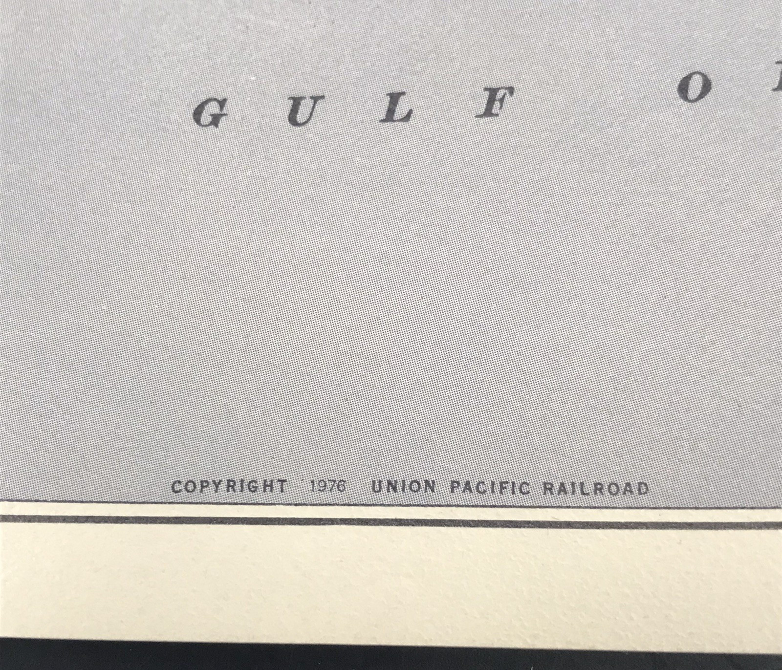 1976 Union Pacific Railroad UP USA Map w/ Facilities Brochure