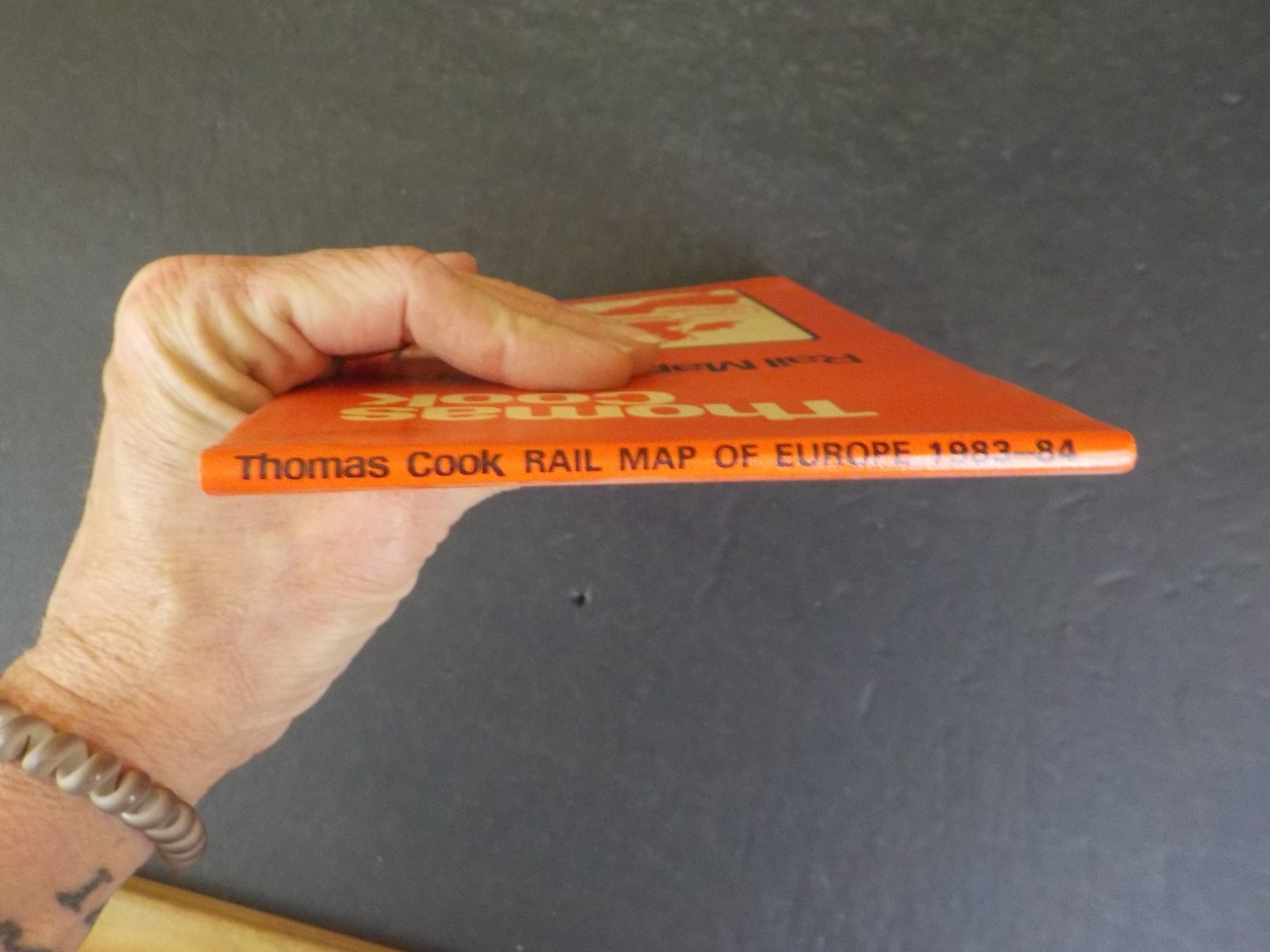 Map Rail map of Europe Tomas Cook 1983-84