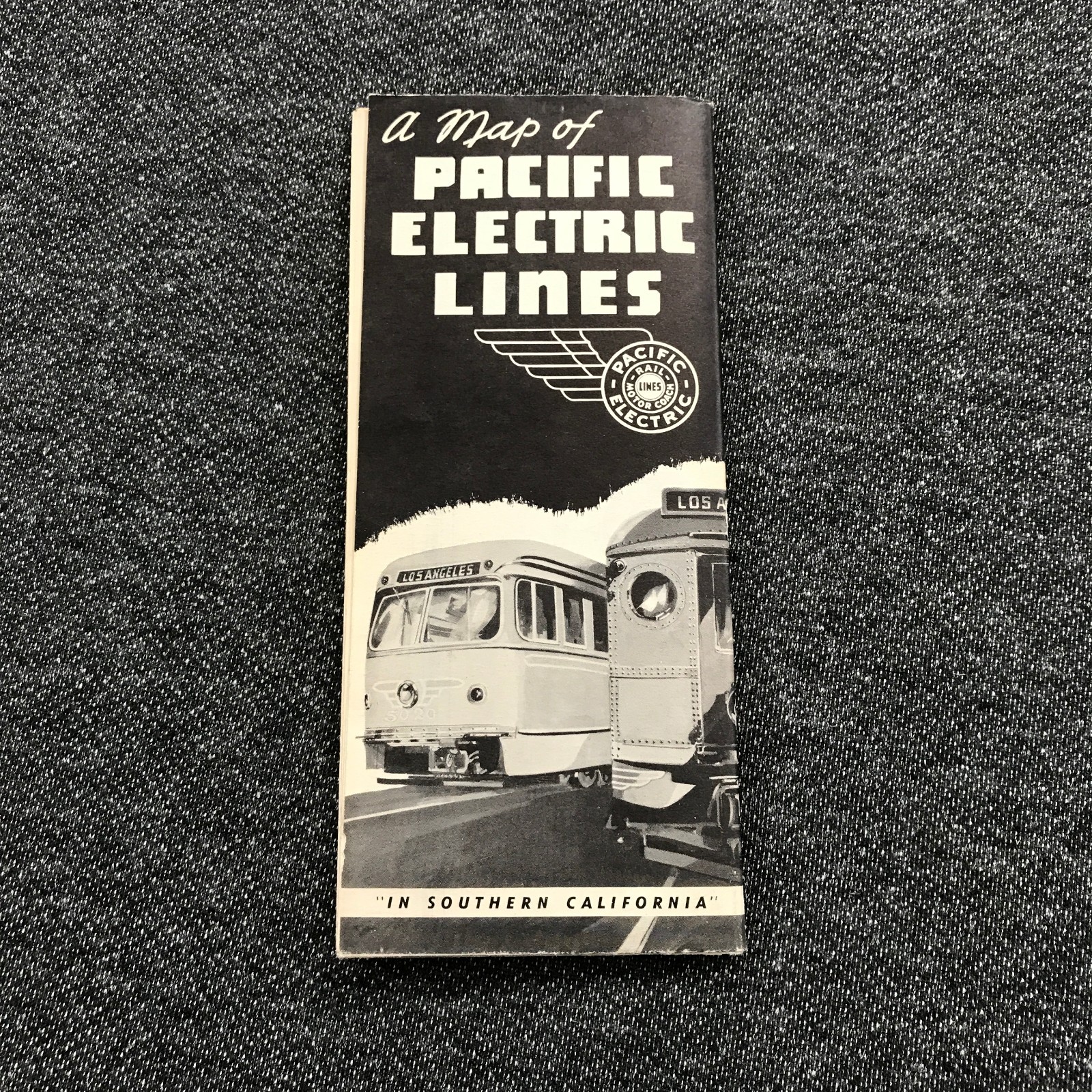 A Map Of Pacific Electric Lines In Southern California – 1952 – System Map