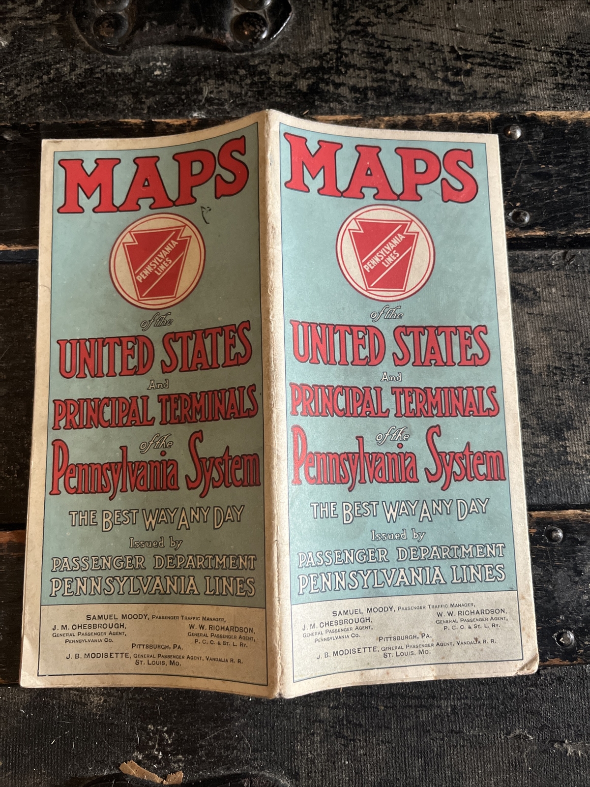 PENNSYLVANA RAILROAD 1919 MAPS OF UNITED STATES & PRINCIPAL TERMINALS SYSTEM