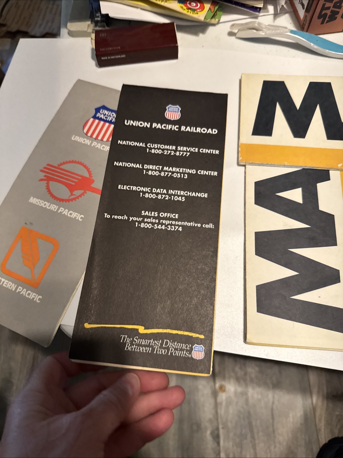Union Pacific Missouri Pacific western Pacific map lot 8 Maps Railroad Train