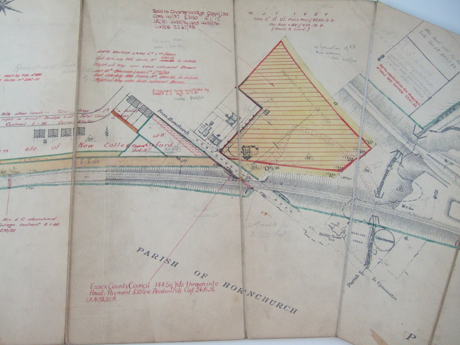 BARKING AND UPMINSTER WIDENING original Engineering Plan. 1920s/30s. LMS. VGC.
