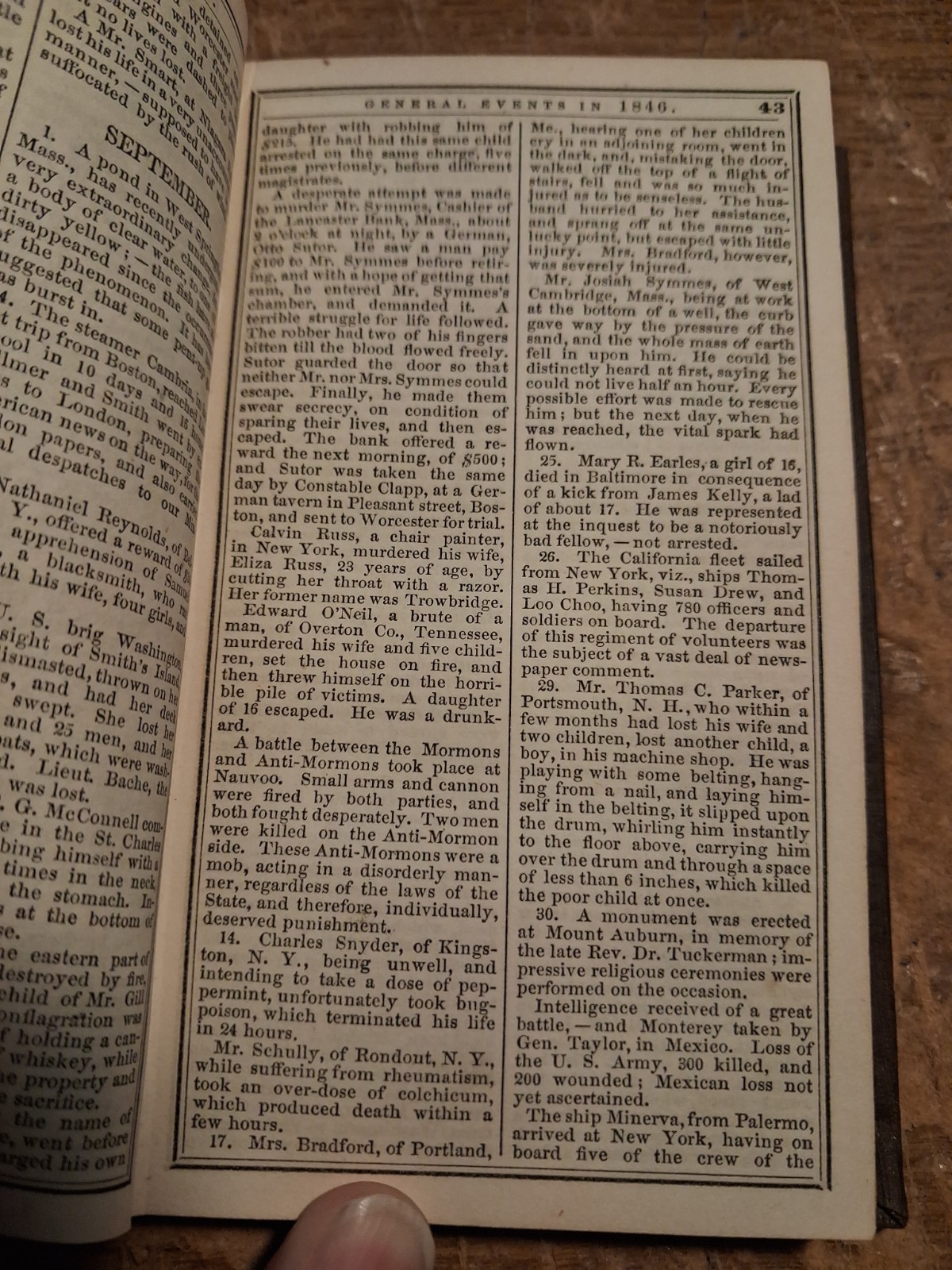 1847 Boston Almanac Many Railroad maps