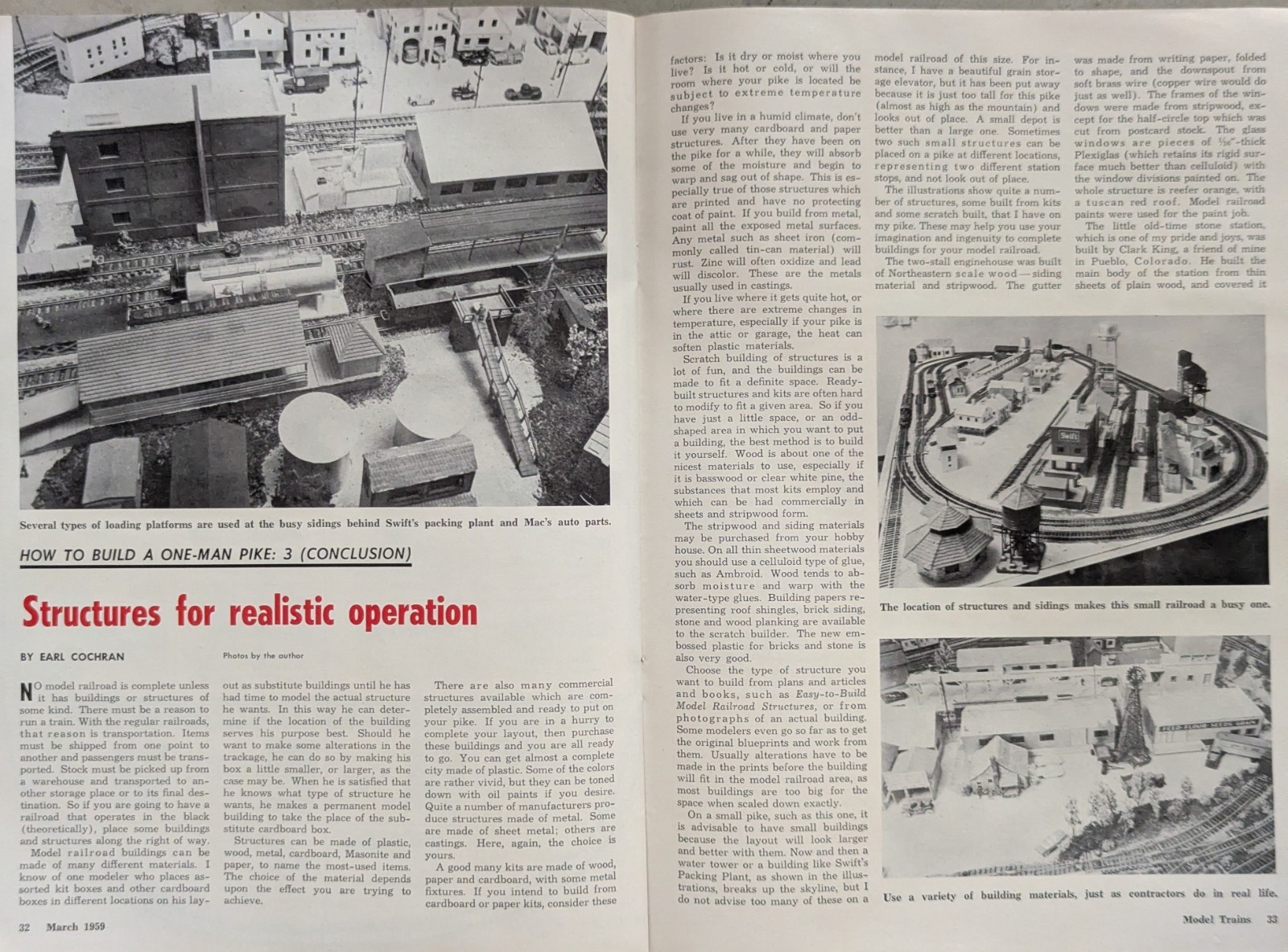 ***VINTAGE 1959 MODEL TRAINS RAILROADING MADE EASY MAGAZINE***