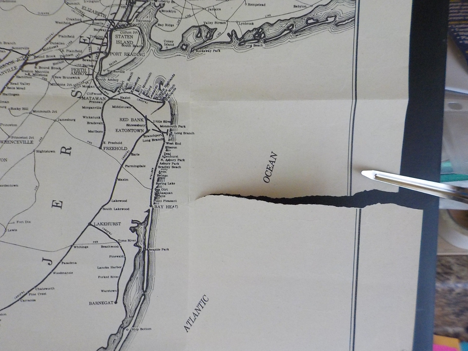 Map Reading Company System 1951 Folded fragile