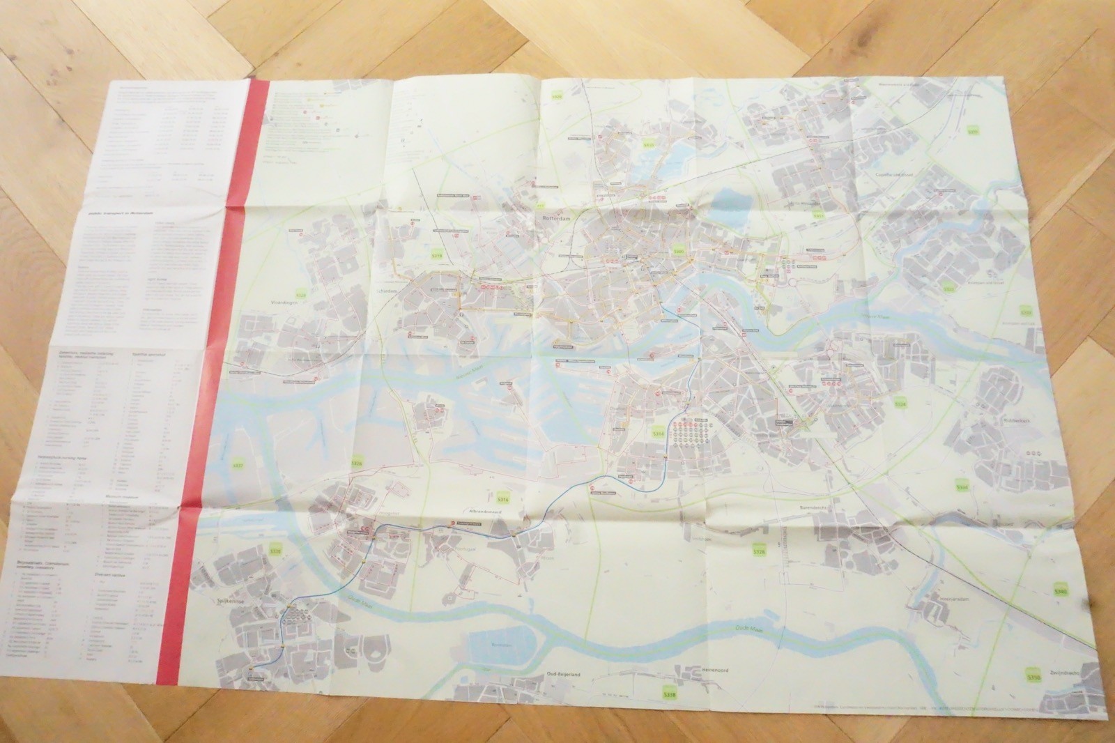 1983 1988 1990 RET Netherlands Holland Railway Bus Tram Route Map x3