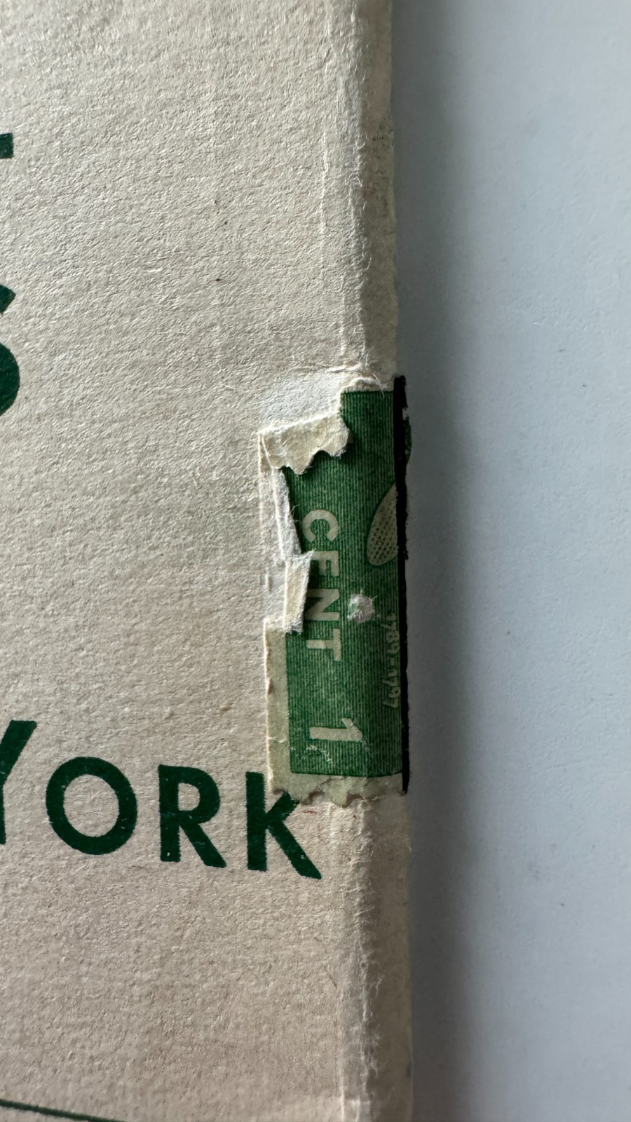 Vintage 1947 New York Central RR Railroad Map Terminal Facilities Port of NY