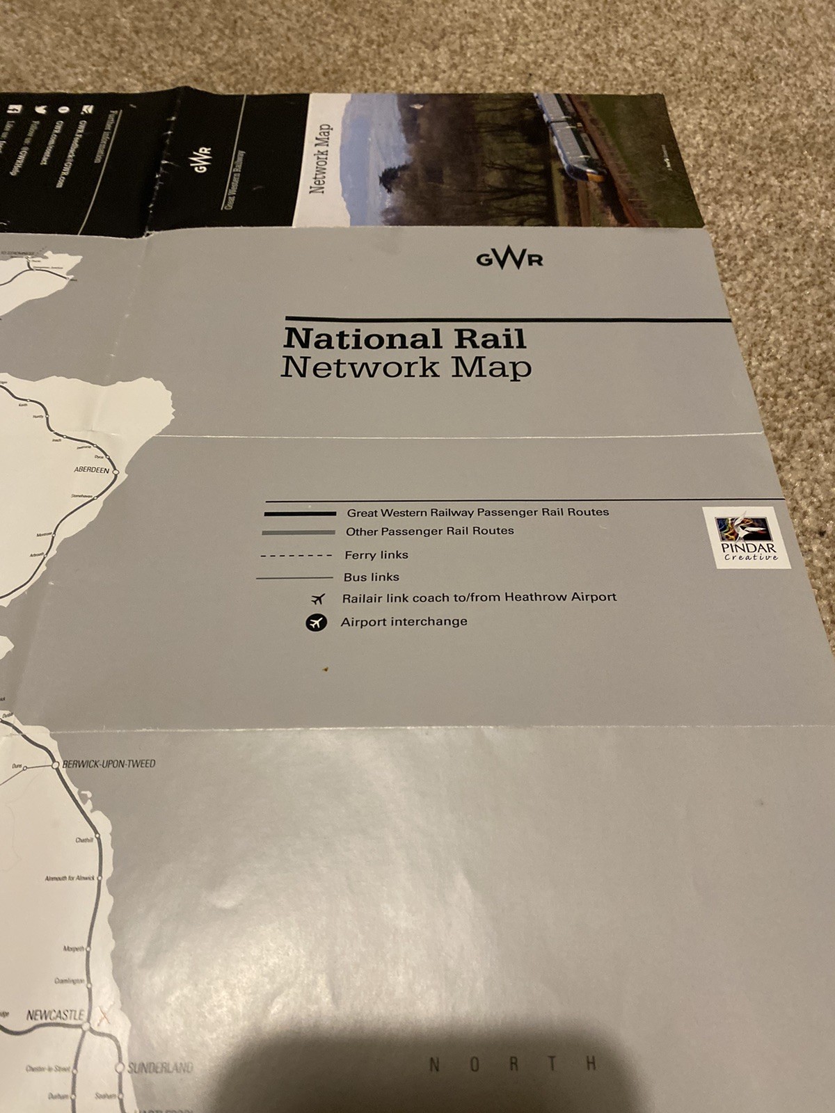 GWR Network Map 2019