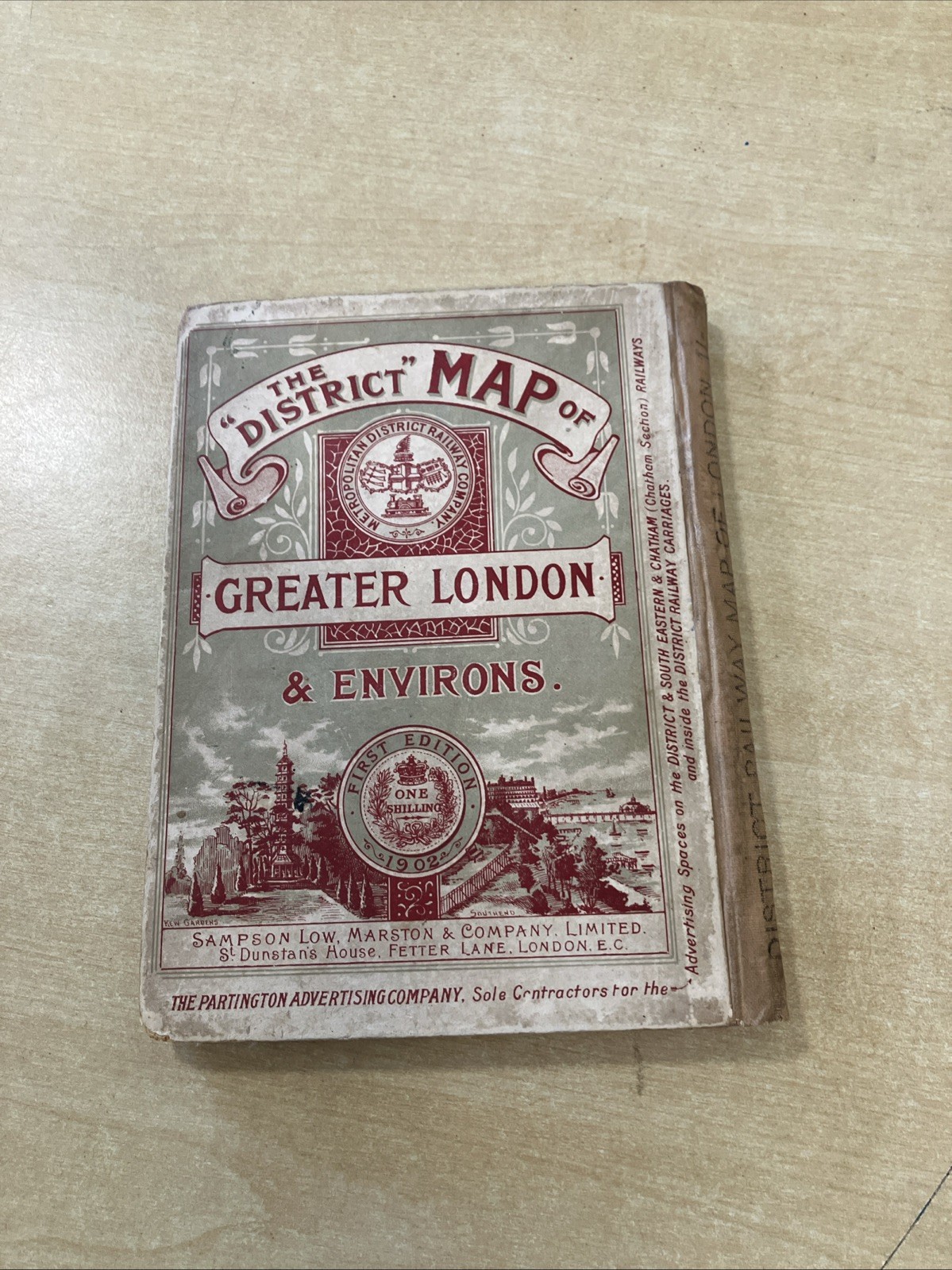 The “District” Map of Greater London & Environs – 1st ed – 1902