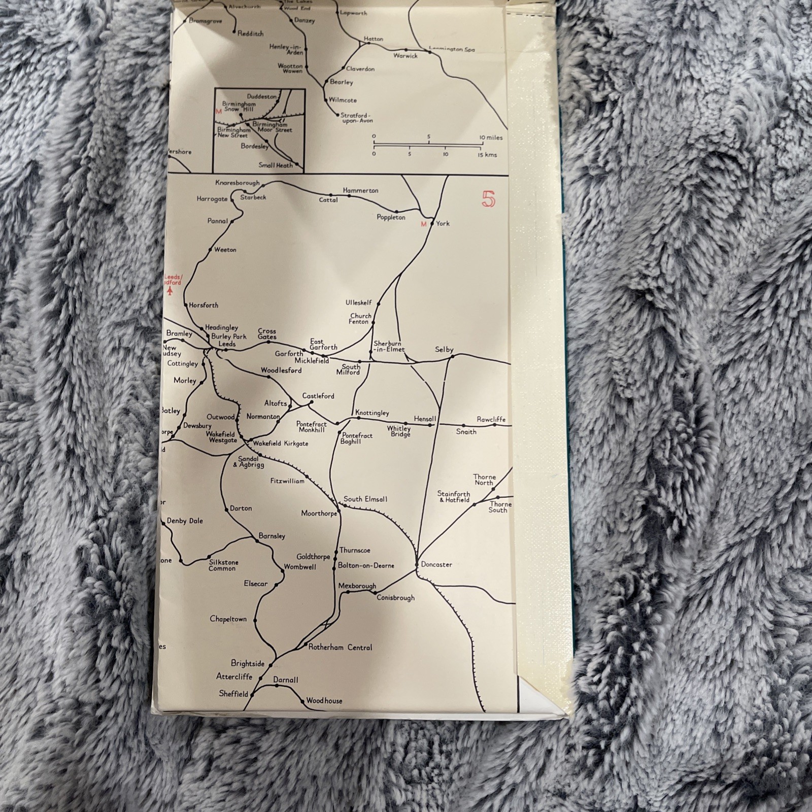 Thomas Cook Cooks Rail Railway Map of Britain And Ireland 1st Edition. 1988-1989