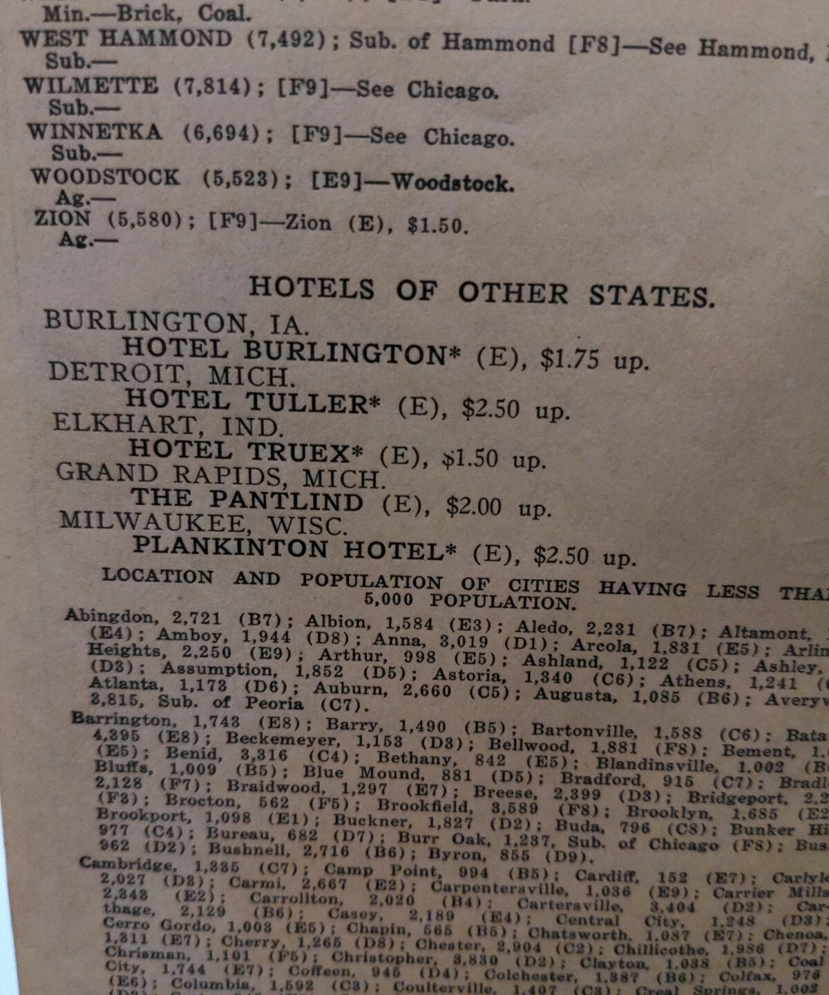 Blum’s Commercial Travelers Map Of Illinois, 1922-1923 Edition