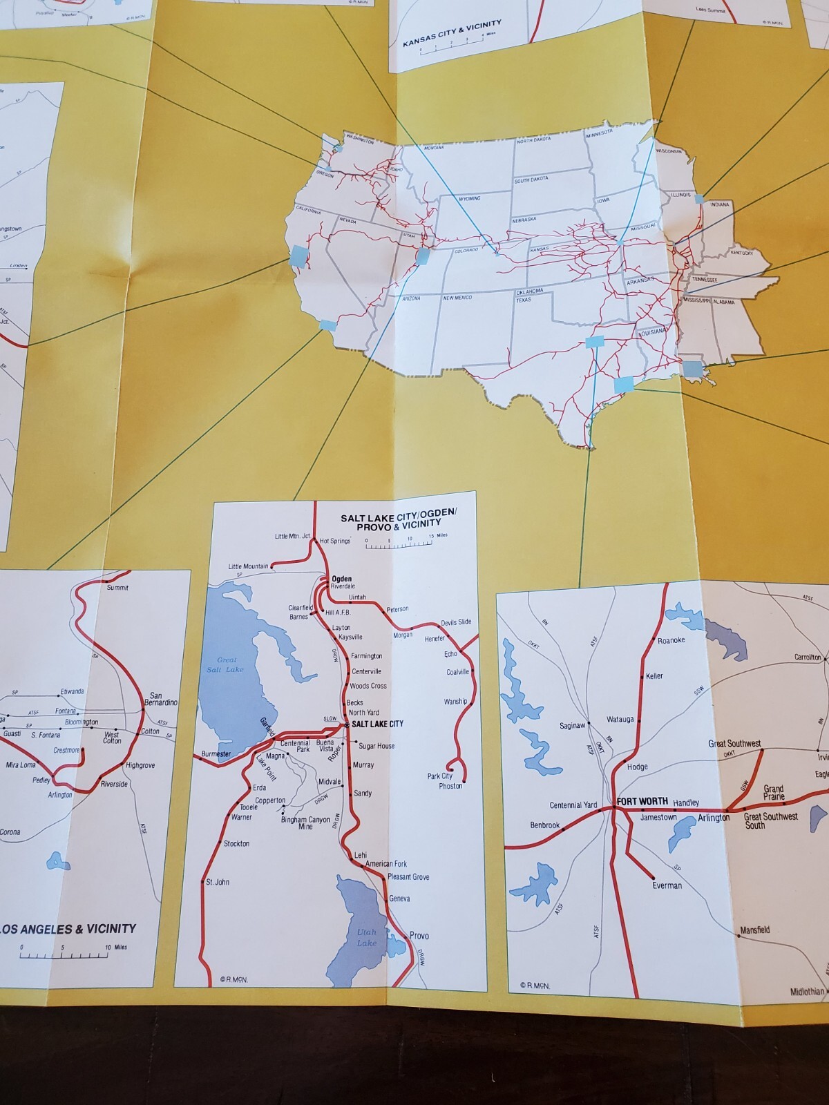 UNION PACIFIC SYSTEM MAP – 3/1984