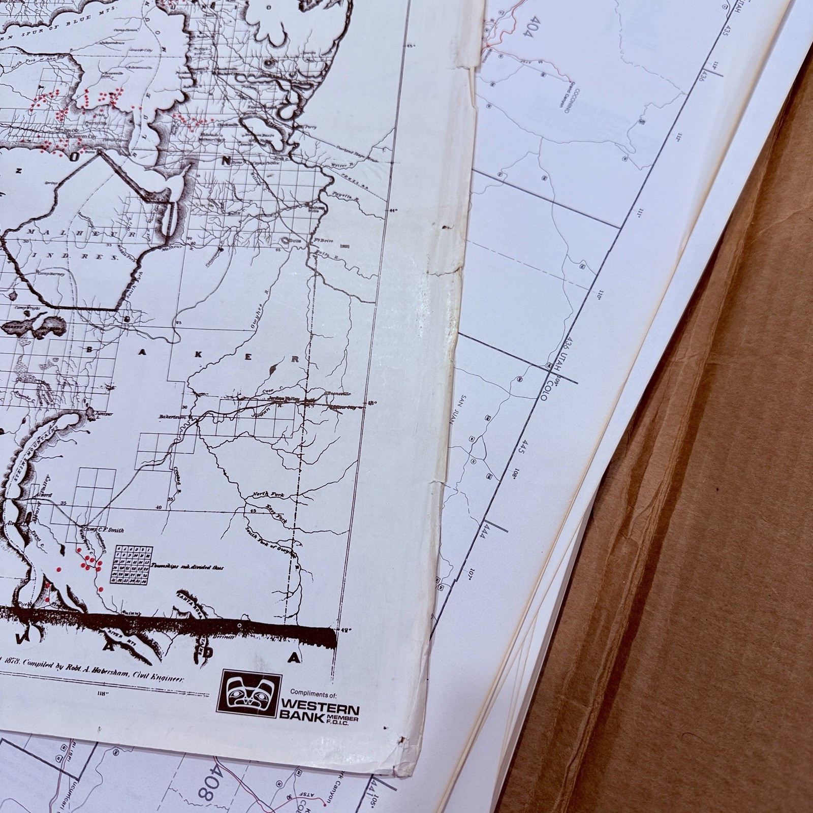 Rare 1975 Prince Lithograph Federal Railroad Atlas (80 Map Collection)