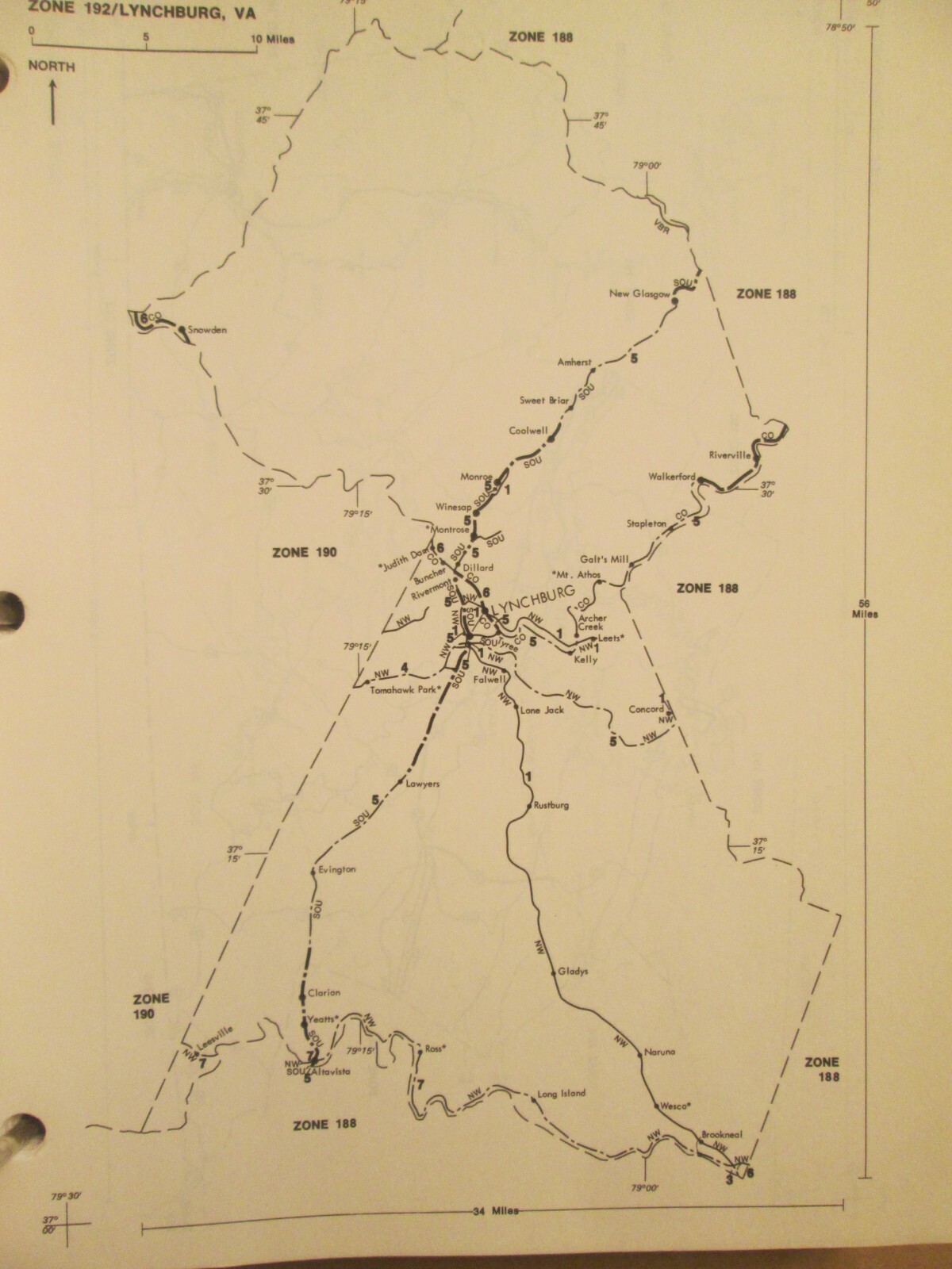 1000+ United States Railroad Zone Maps 1975