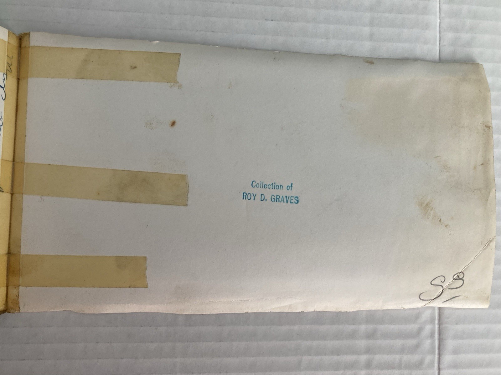 Antique NORTH PACIFIC COAST RR Map Cover Iridescent Roy Graves Marin Magazine