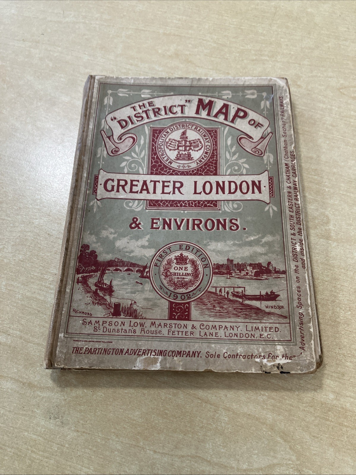 The “District” Map of Greater London & Environs – 1st ed – 1902