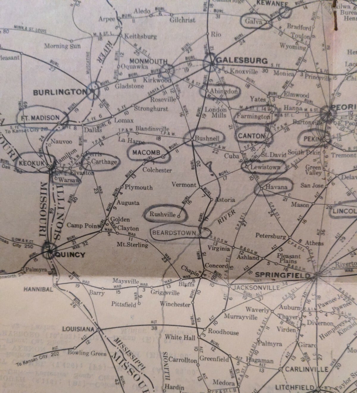 Blum’s Commercial Travelers Map Of Illinois, 1922-1923 Edition