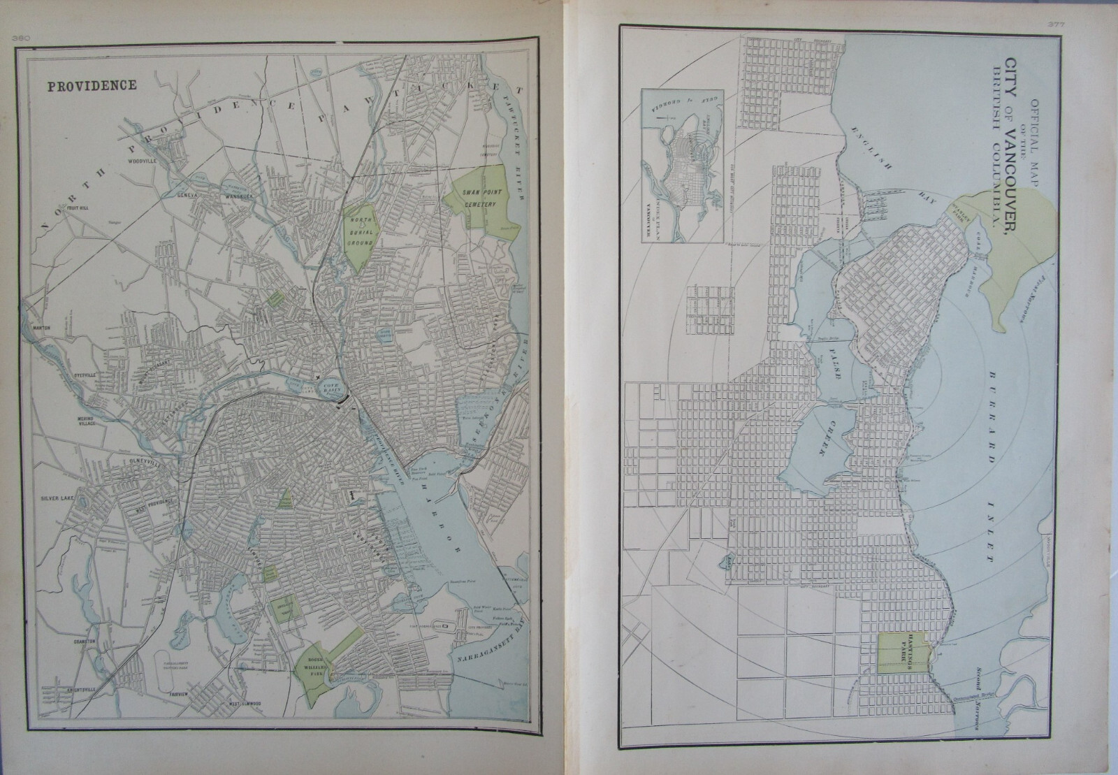 OR 1897 EASTERN OREGON Cram RAILROAD Map SUMPTER VALLEY RR or PROVIDENCE RI City