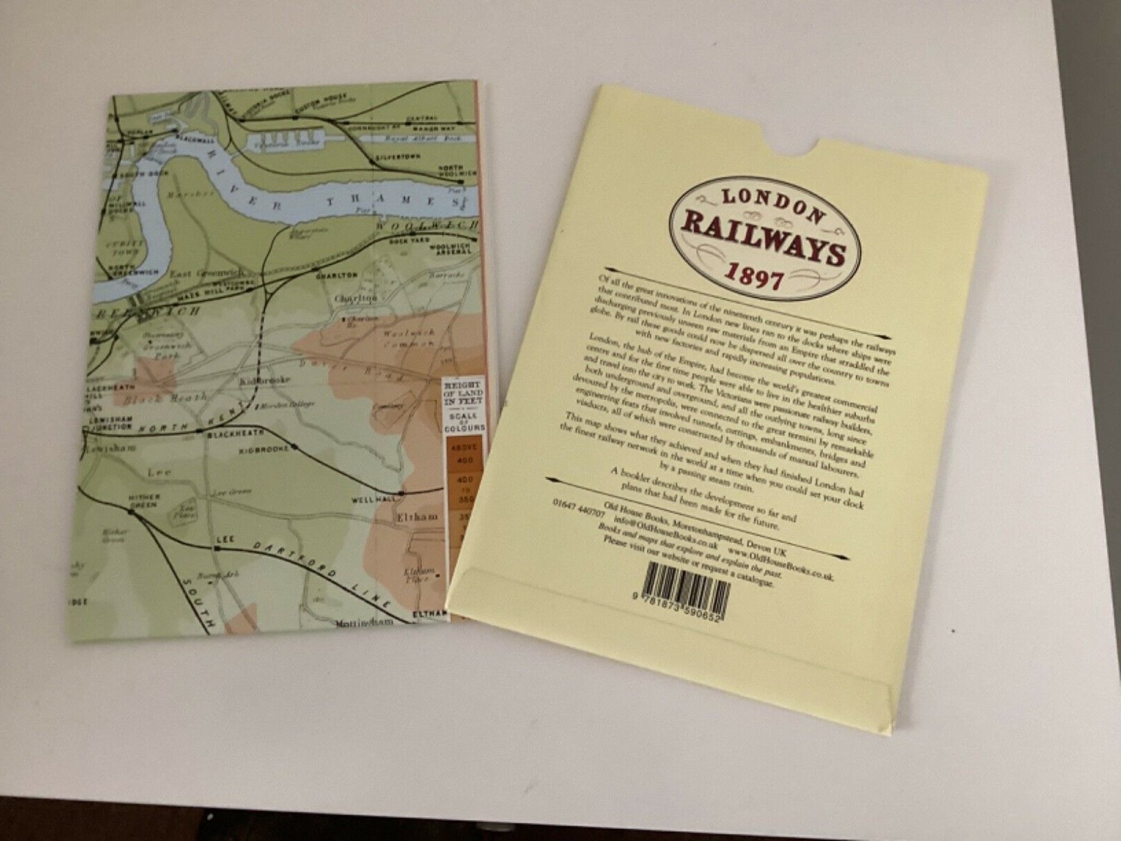 Londons Railways Map 1897 History map