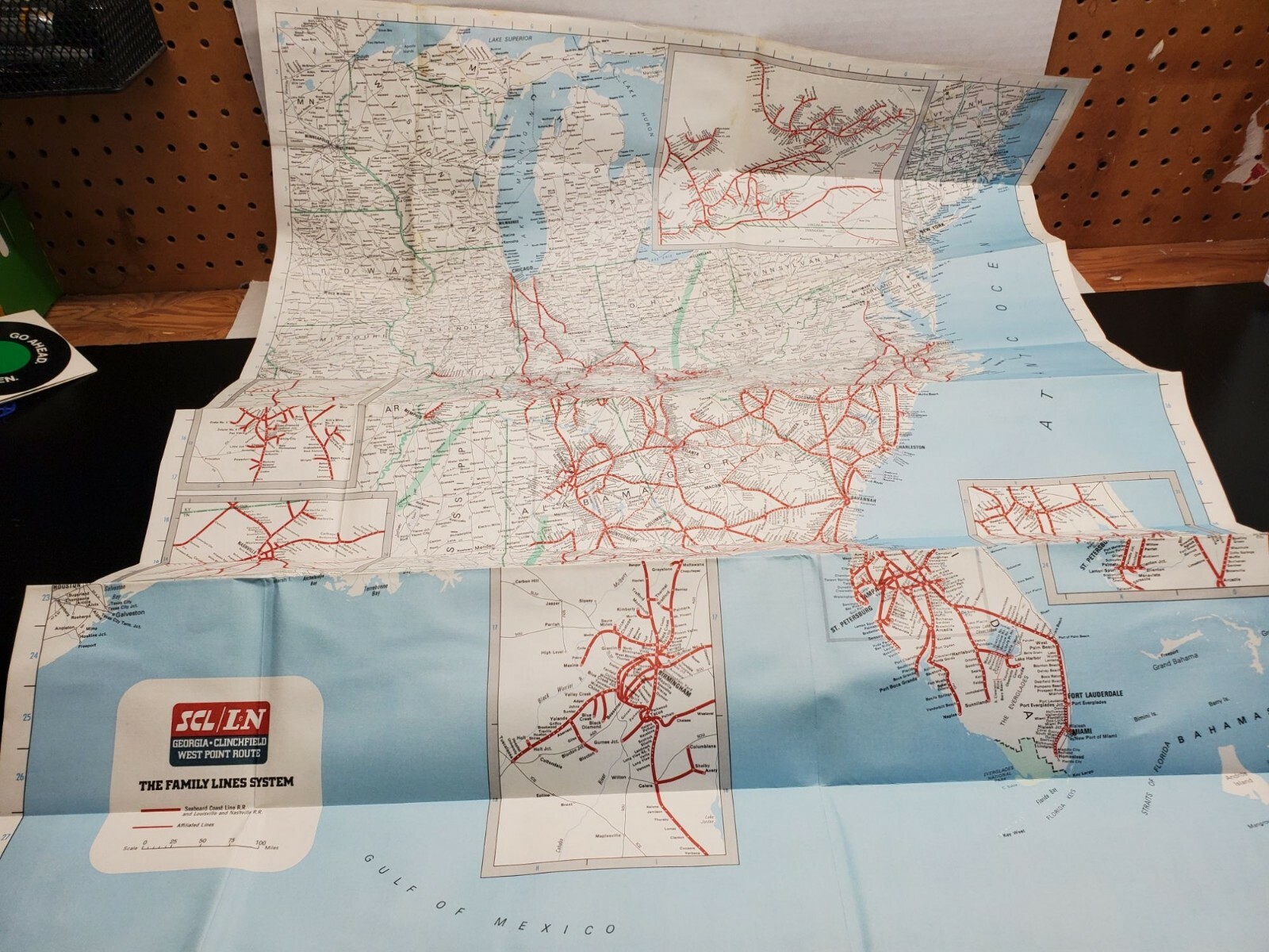 September 1975 SCL/L&N Georgia-Clinchfield- West Point Route Map – The Family Li