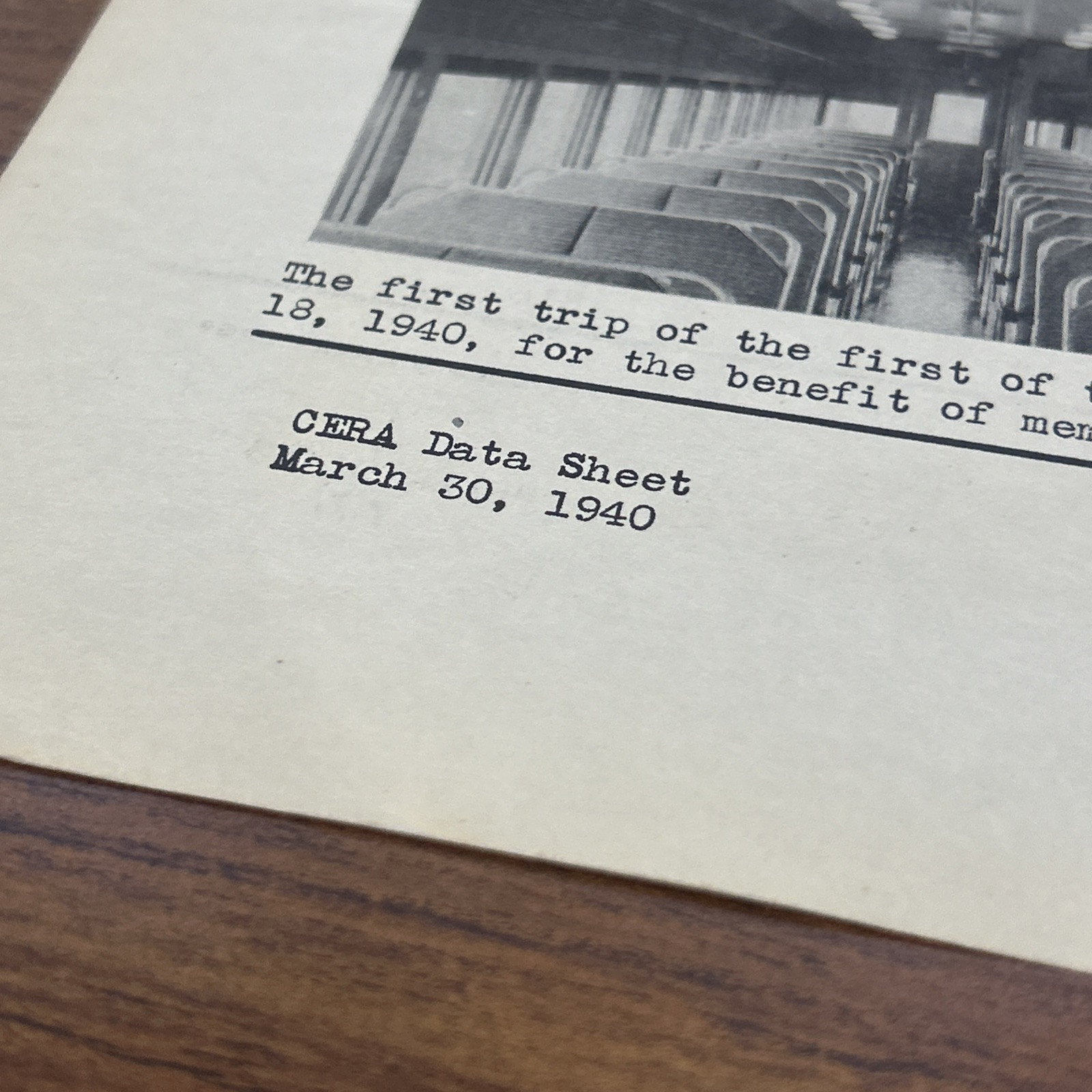 Central Electric Railfans’ Association 1940 Chicago North Shore & Milwaukee RR