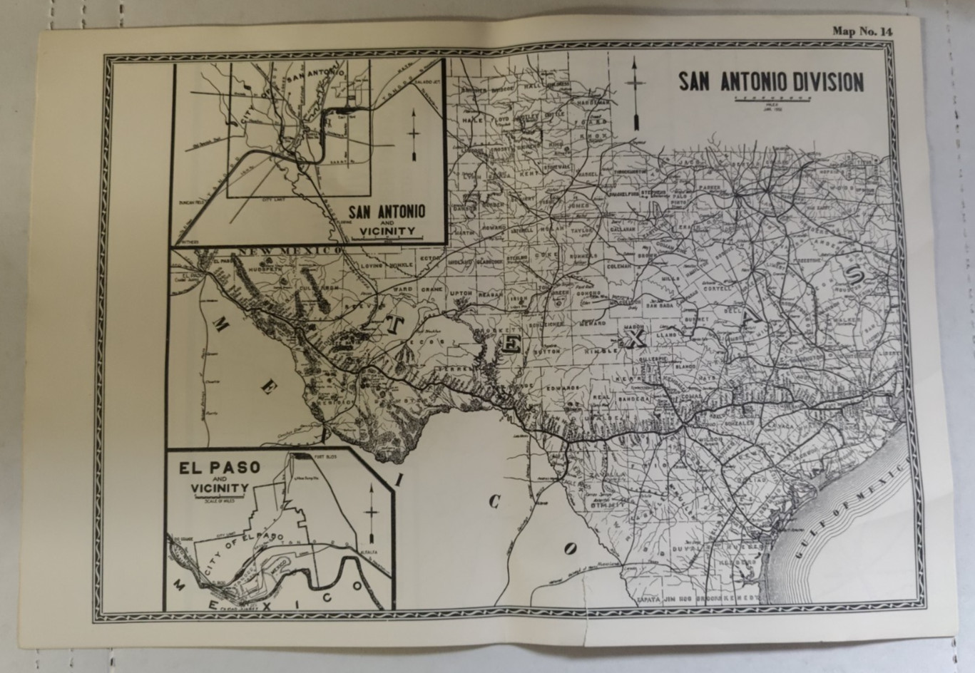 Vintage Railroad Maps, Railroad Timetable. See Discussion; Good Cond.