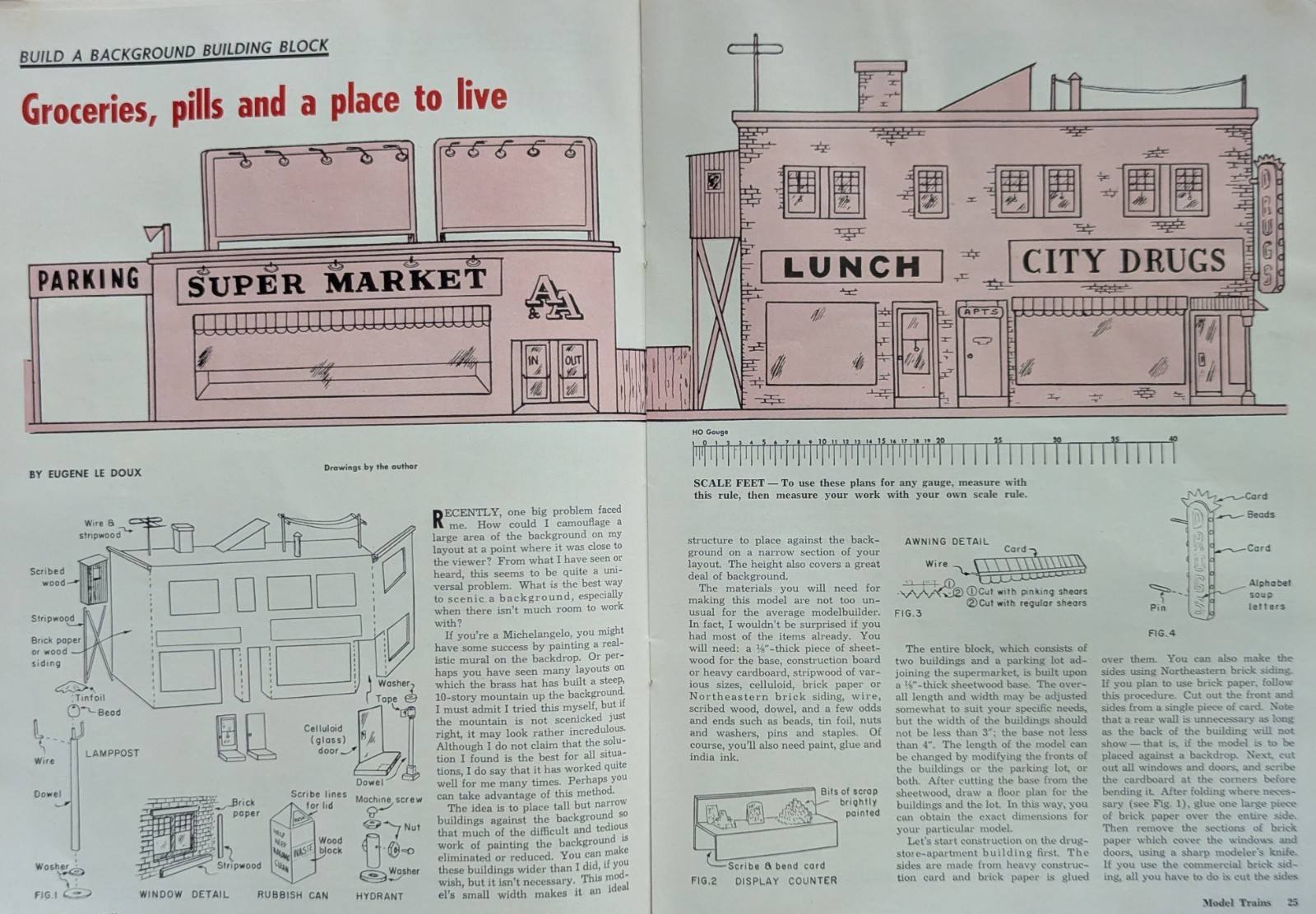 ***VINTAGE 1959 MODEL TRAINS RAILROADING MADE EASY MAGAZINE***