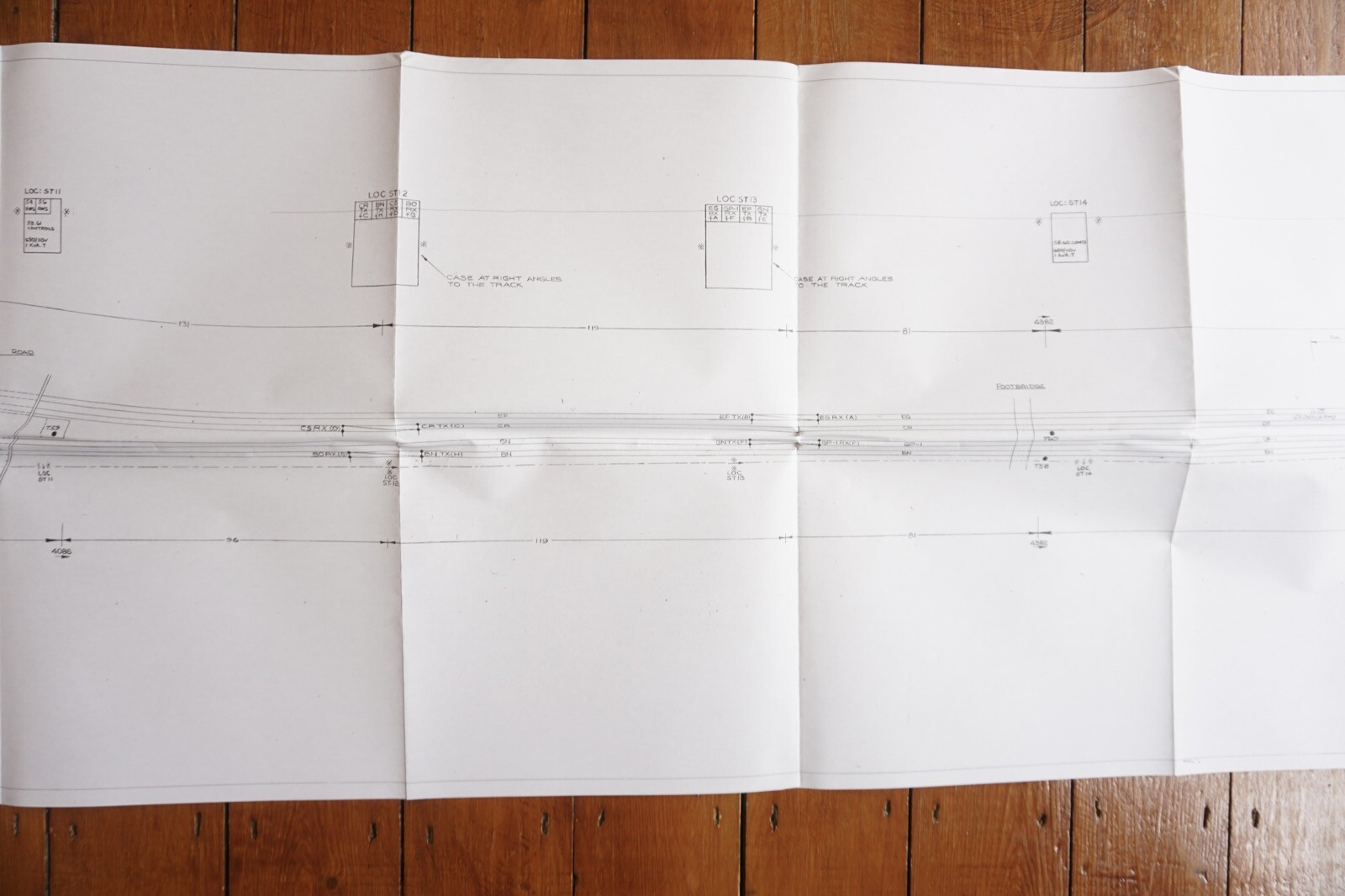 1984 Three Bridges Selhurst British Rail Railway Track Plan Map Southern Region