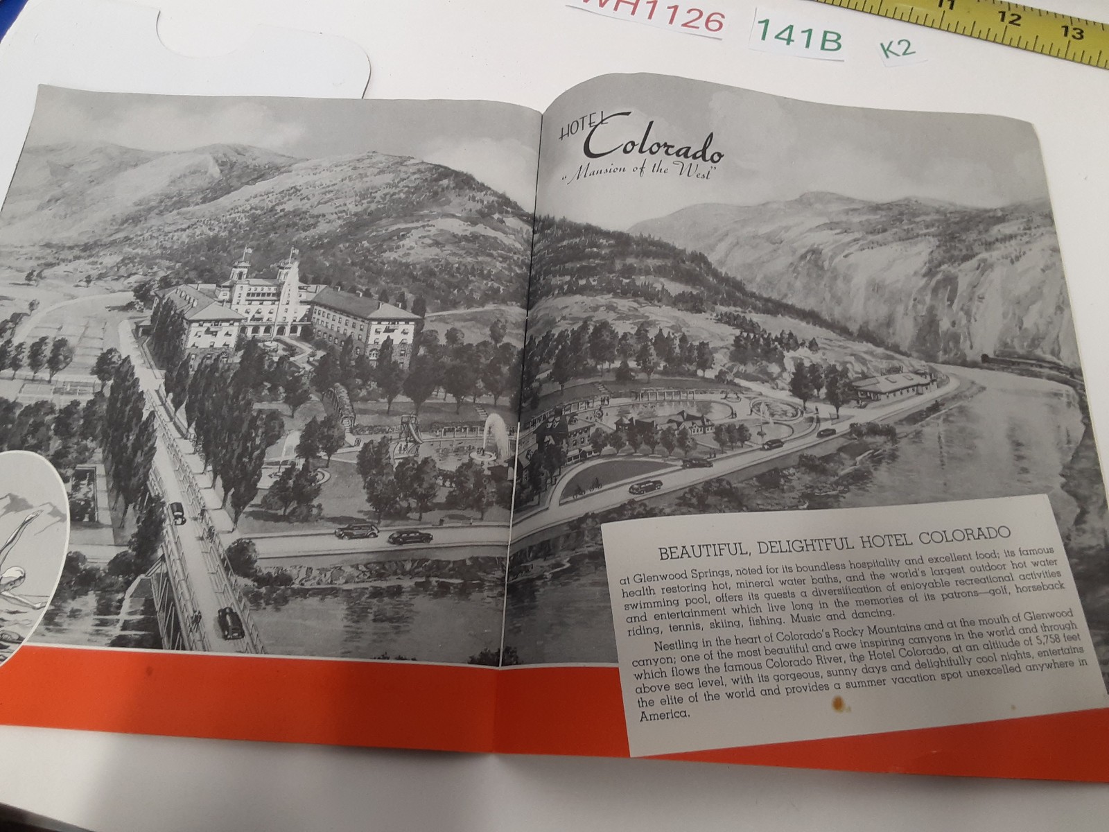 Western Wonderlands Union Pacific Railroad & Glenwood Springs Co Fold Out Broch