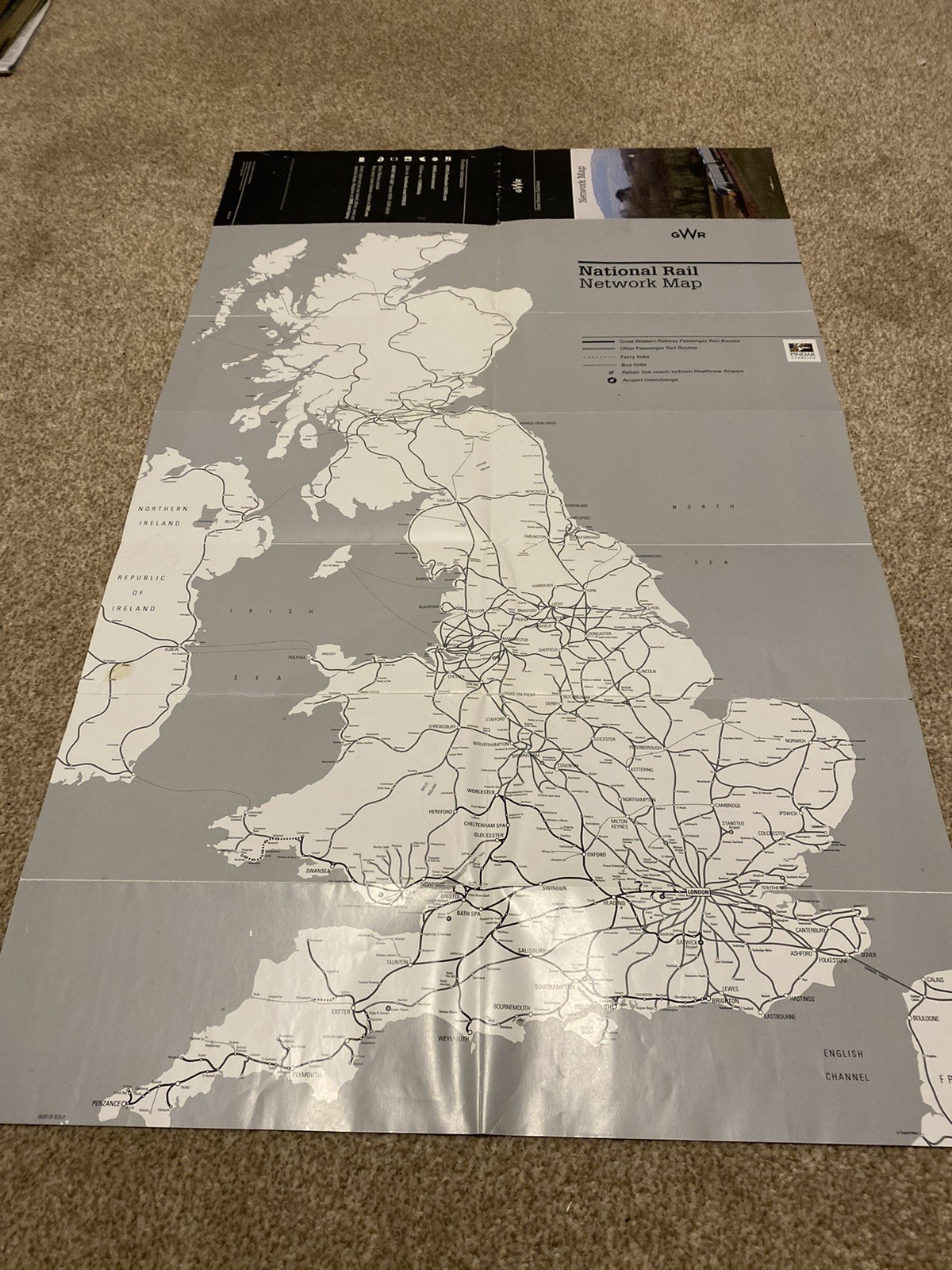 GWR Network Map 2019