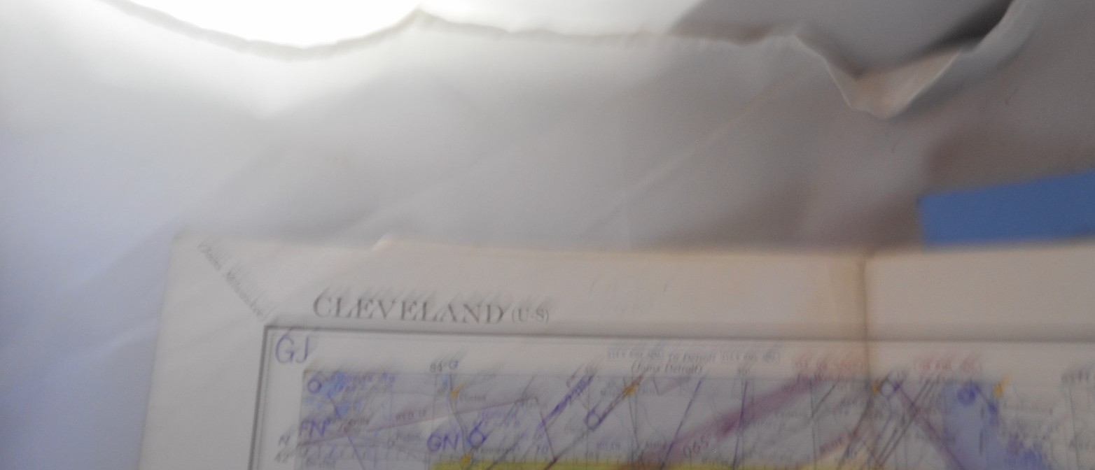 MAP: Cleveland (U-8) (Ohio) Sectional Aeronautical Chart.