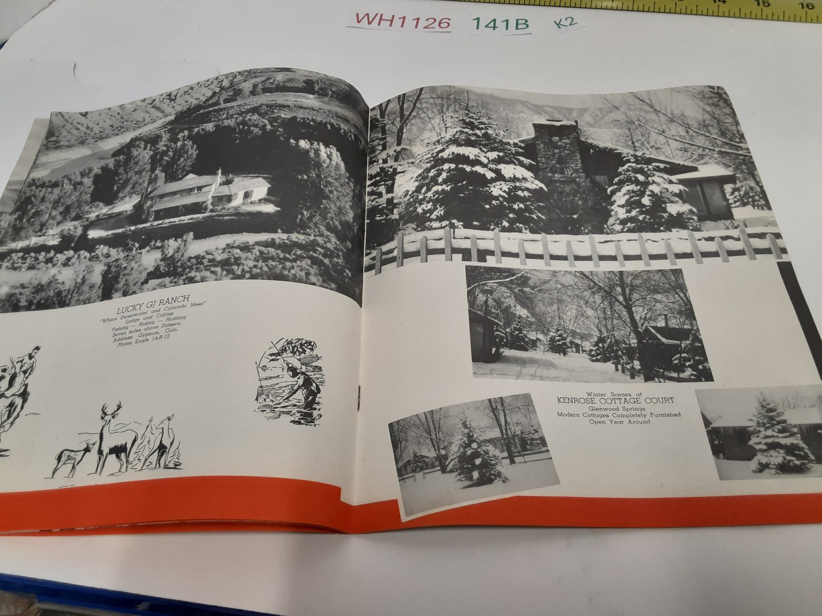 Western Wonderlands Union Pacific Railroad & Glenwood Springs Co Fold Out Broch