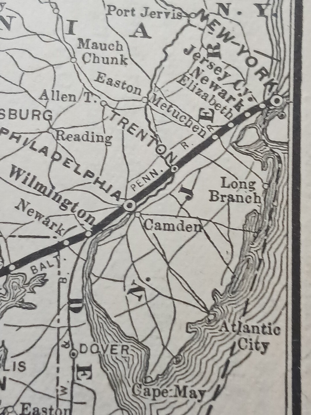 1902 Train Route Map + Report CHESAPEAKE & OHIO RAILWAY Rosney Virginia Railroad