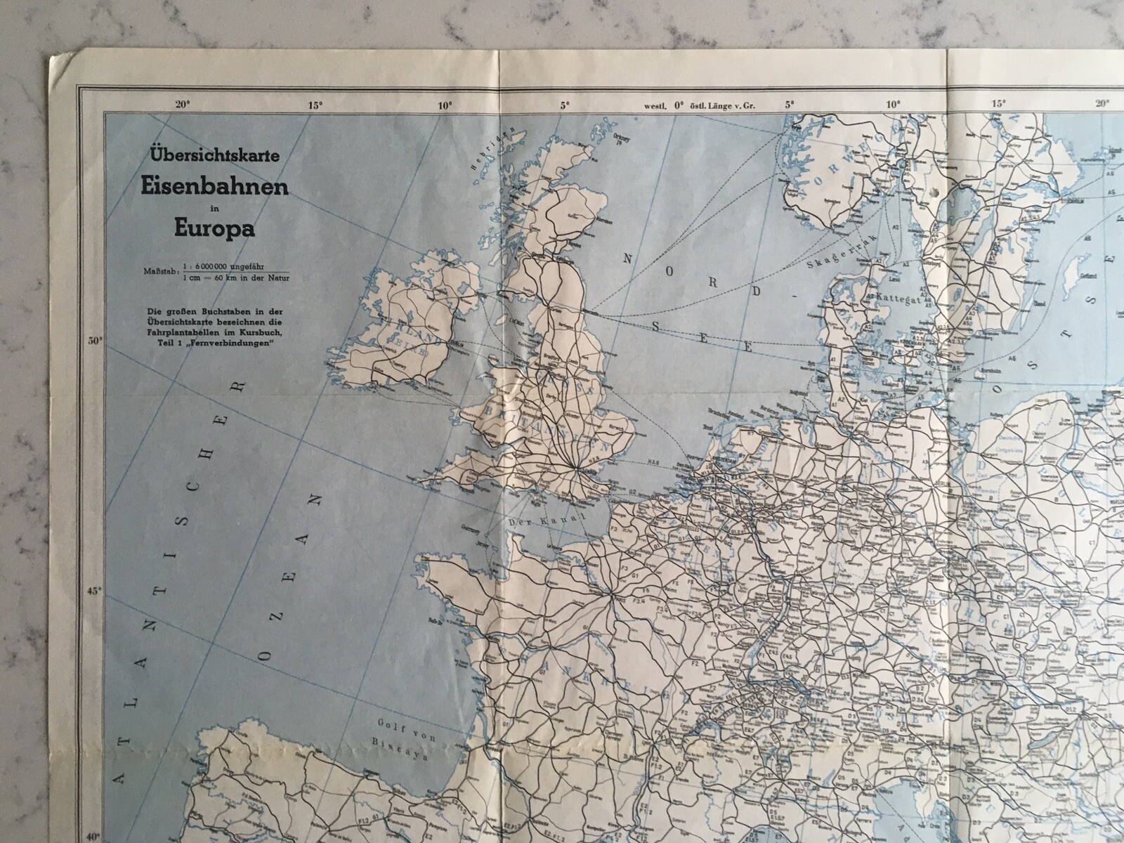 VINTAGE BAD NEUENAHR GERMANY EUROPEAN RAILROAD MAP TEX-SCHMELZ TRAUBENZUCKER