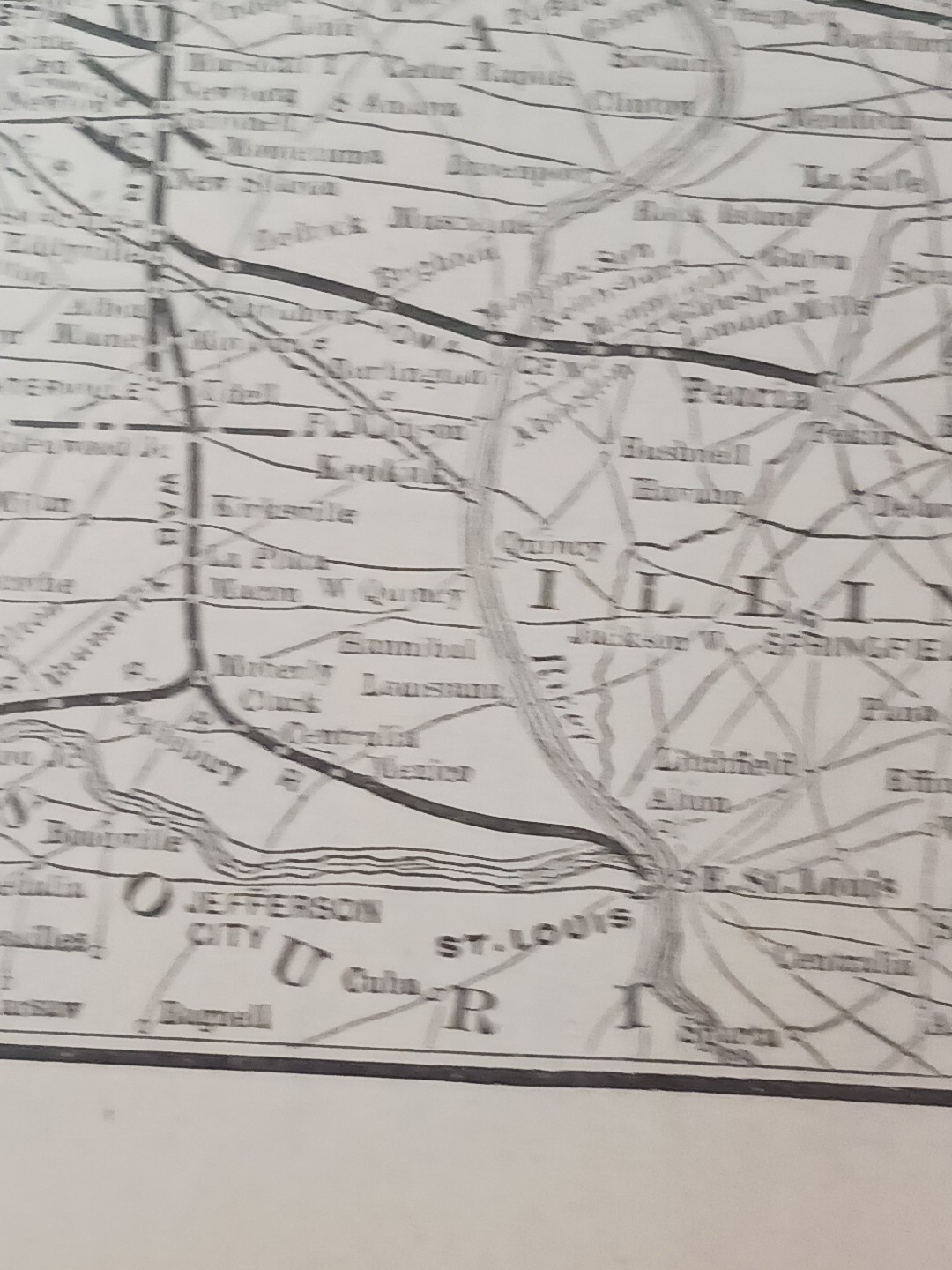1905 Train Route Map + Report Minneapolis & St Louis Railroad Kalo Angus Iowa