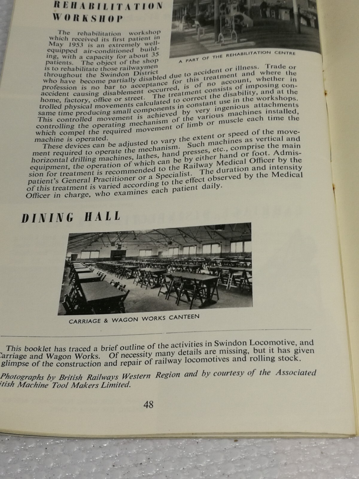 Swindon railway works western region guide book
