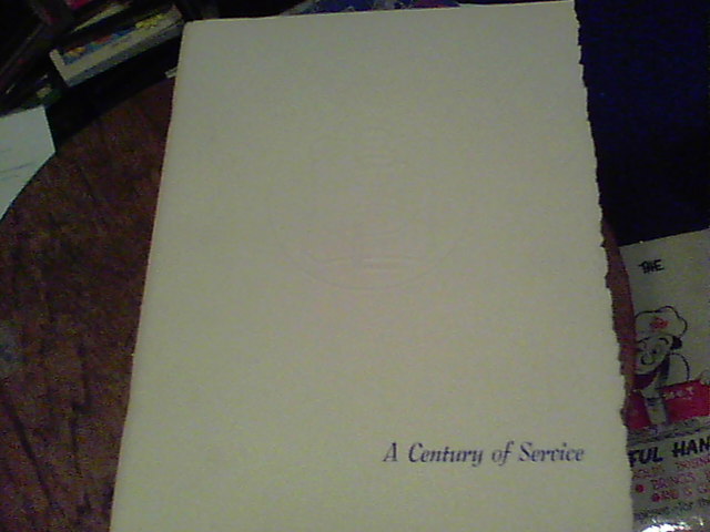 A Century of Service souvenir program BLE Centennial/ GIA Diamond Jubilee 1963