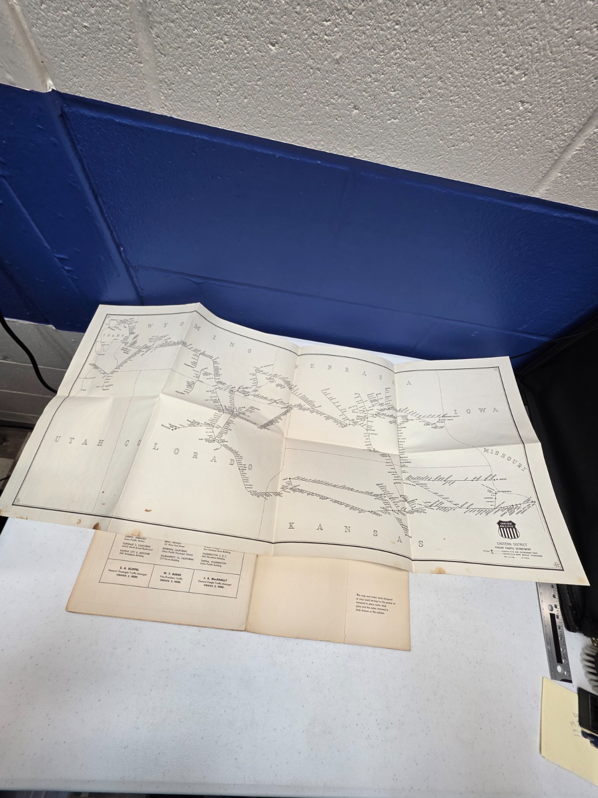 Map Freight Interchange Map of the United States Showing Principal Railroads UP