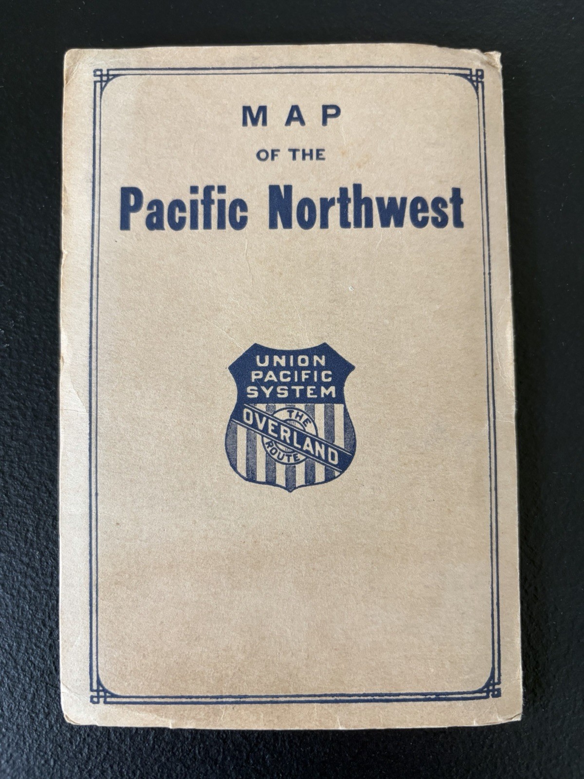 1915 Map Of The Pacific Northwest Oregon Washington Idaho Union Pacific System