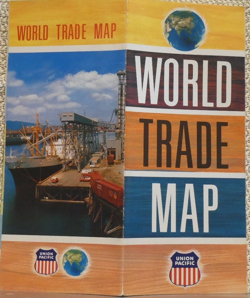 Railroad Map Union Pacific World Trade Map