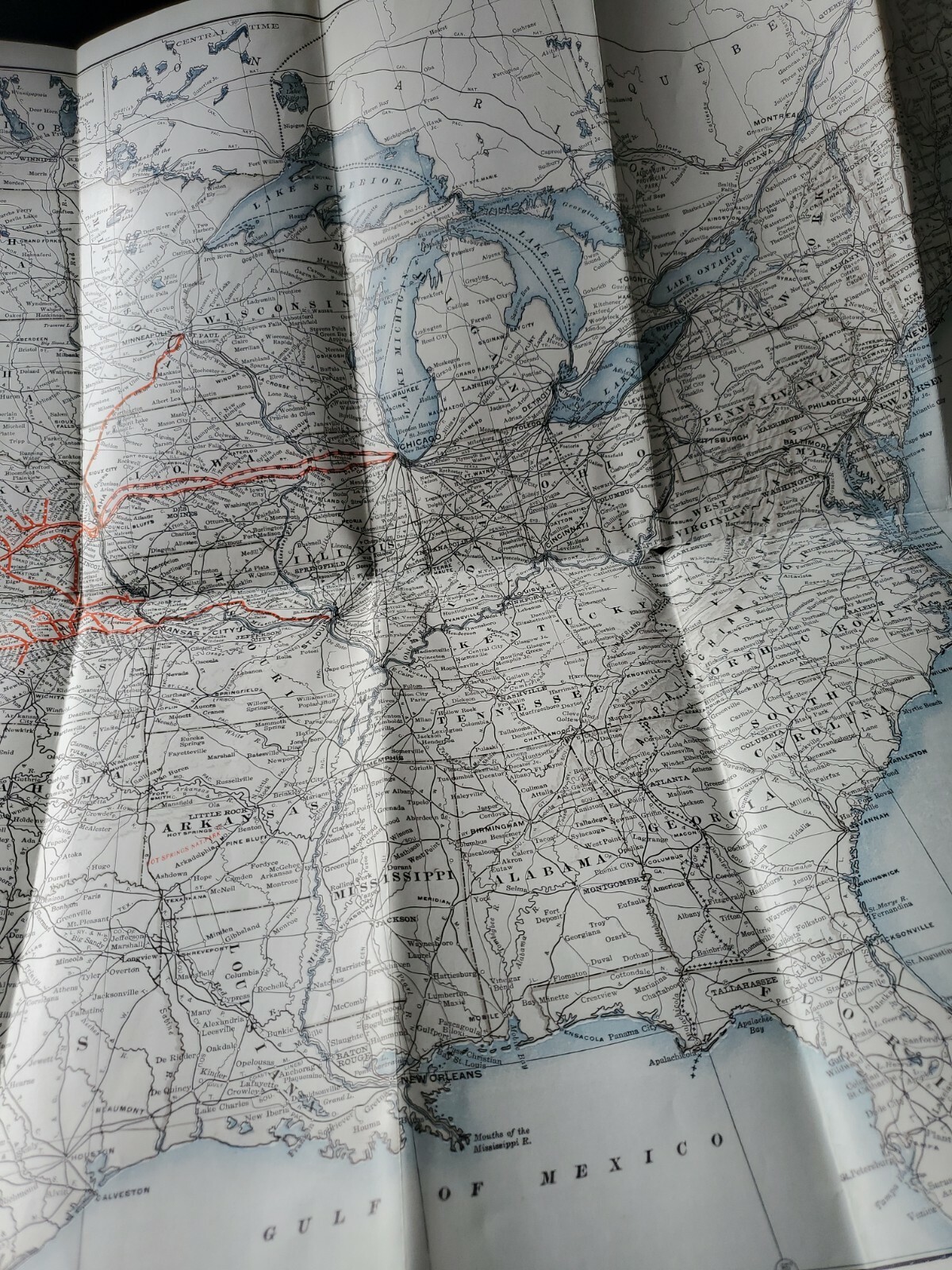 1931 Union Pacific Railroad / Train Map and Brochure
