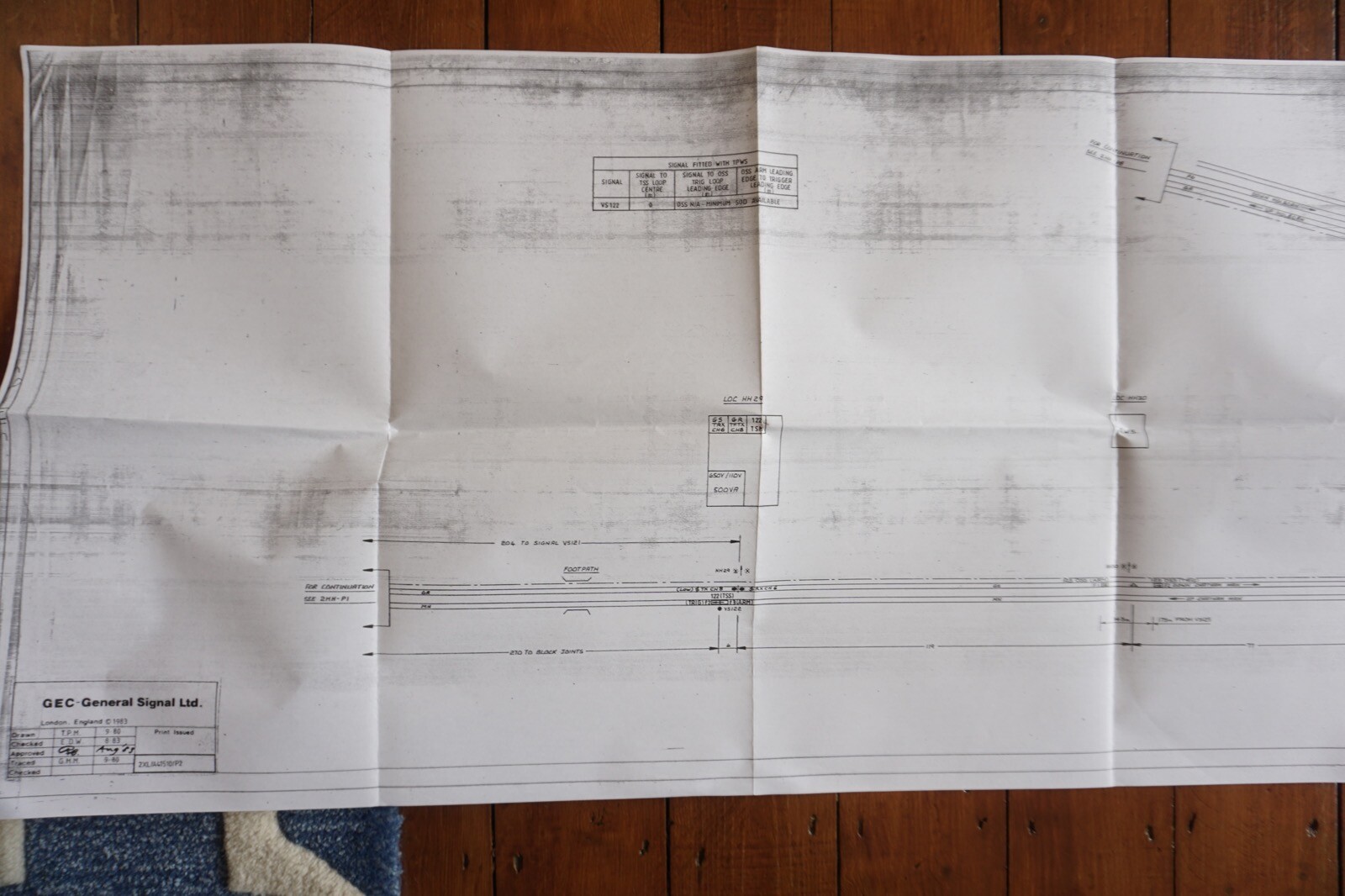 1983-92 Victoria Herne Hill British Rail Railway Track Plan Map Southern Region