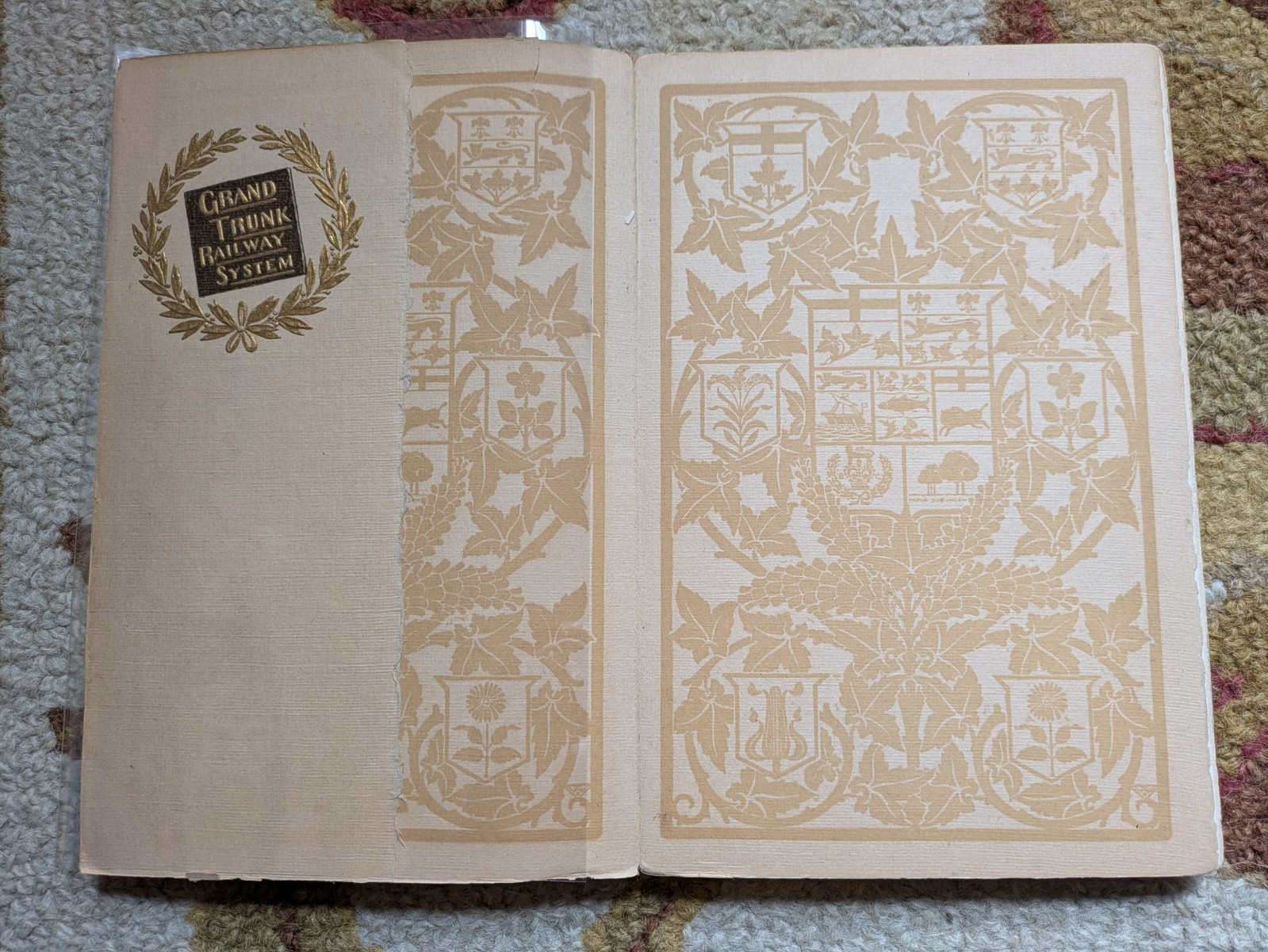 Grand Trunk Railway System, Int’l Railway Congress, Rare Promotional Book w/ Map