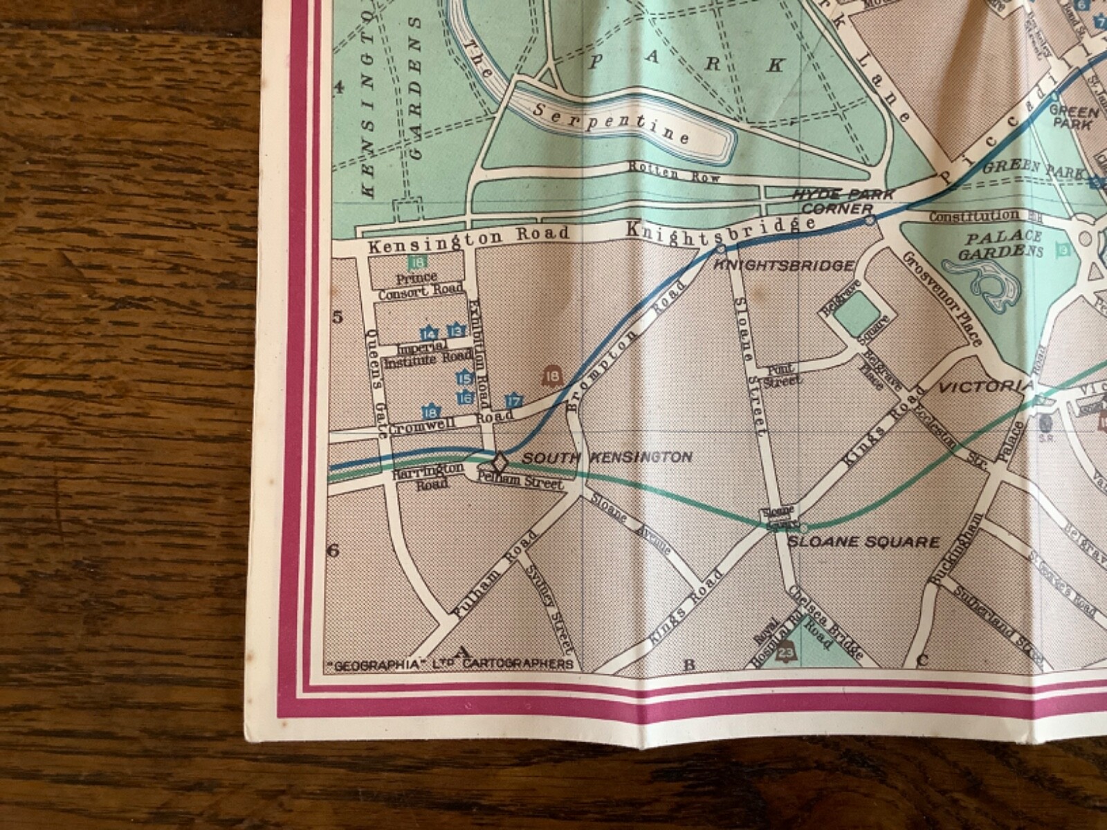 London Underground Map No 2, 1939 (24ins x 17.5ins)