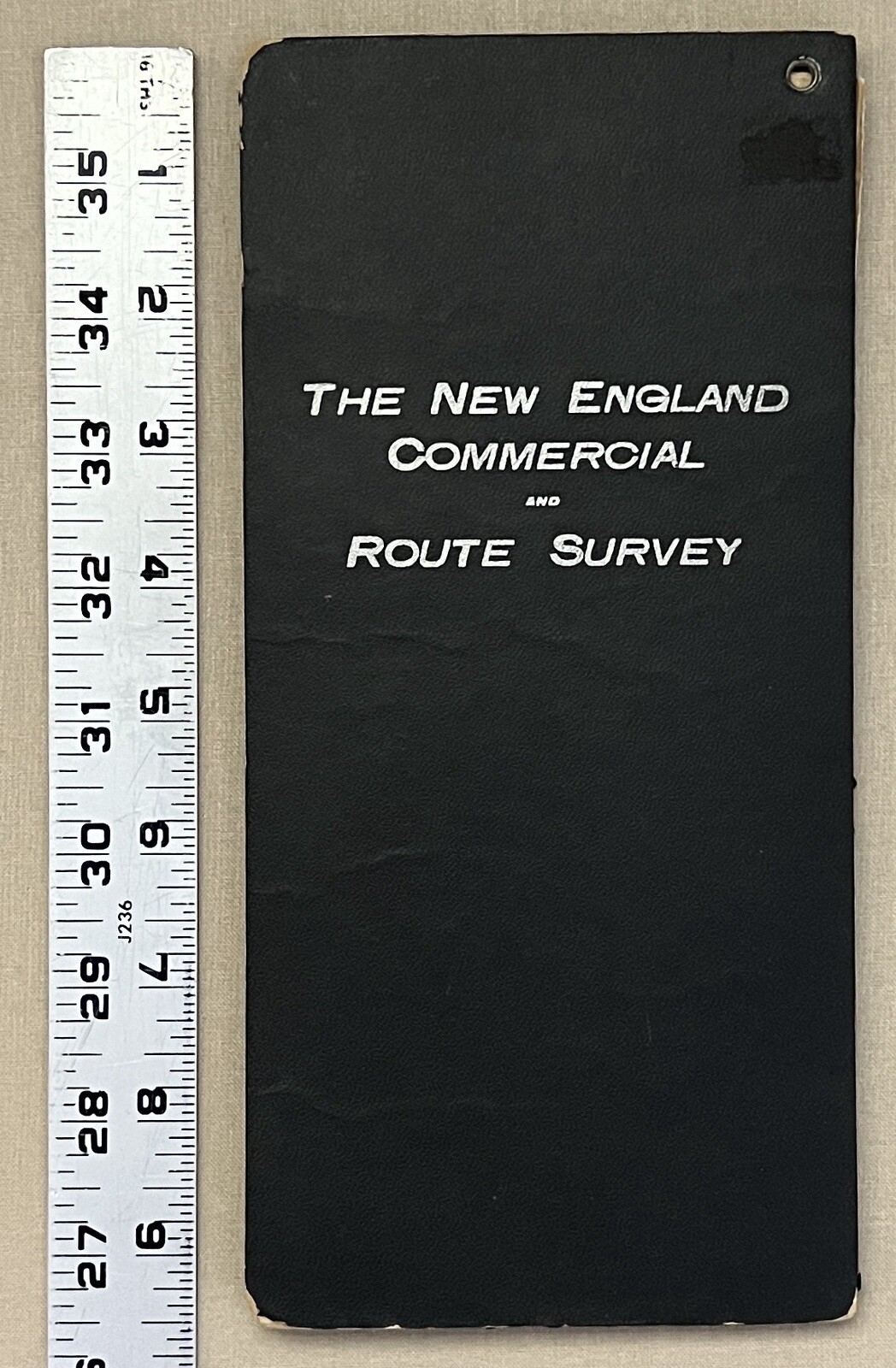 1910 NEW ENGLAND COMMERCIAL & ROUTE SURVEY MAP Towns Populations Rail Fishing