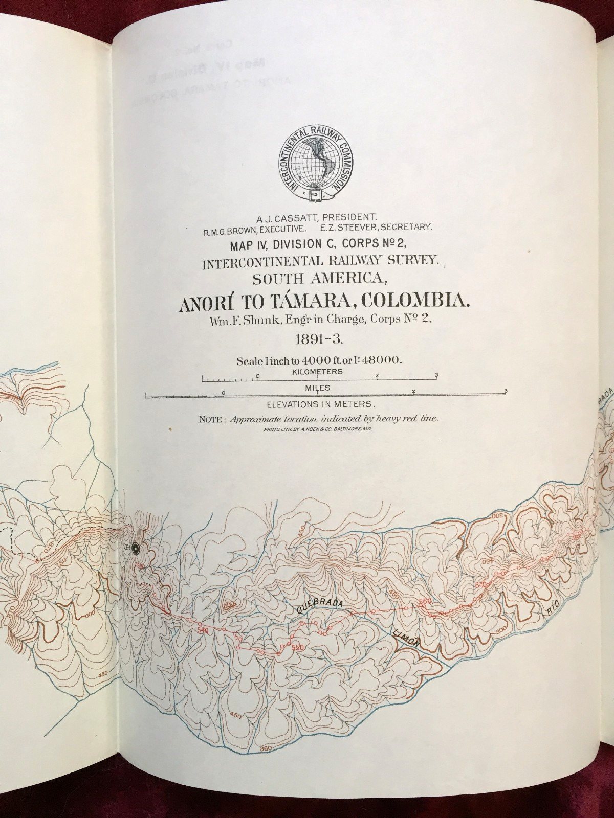 1895 INTERCONTINENTAL RAILWAY SURVEY – Over 100 MAPS & Profiles – South America