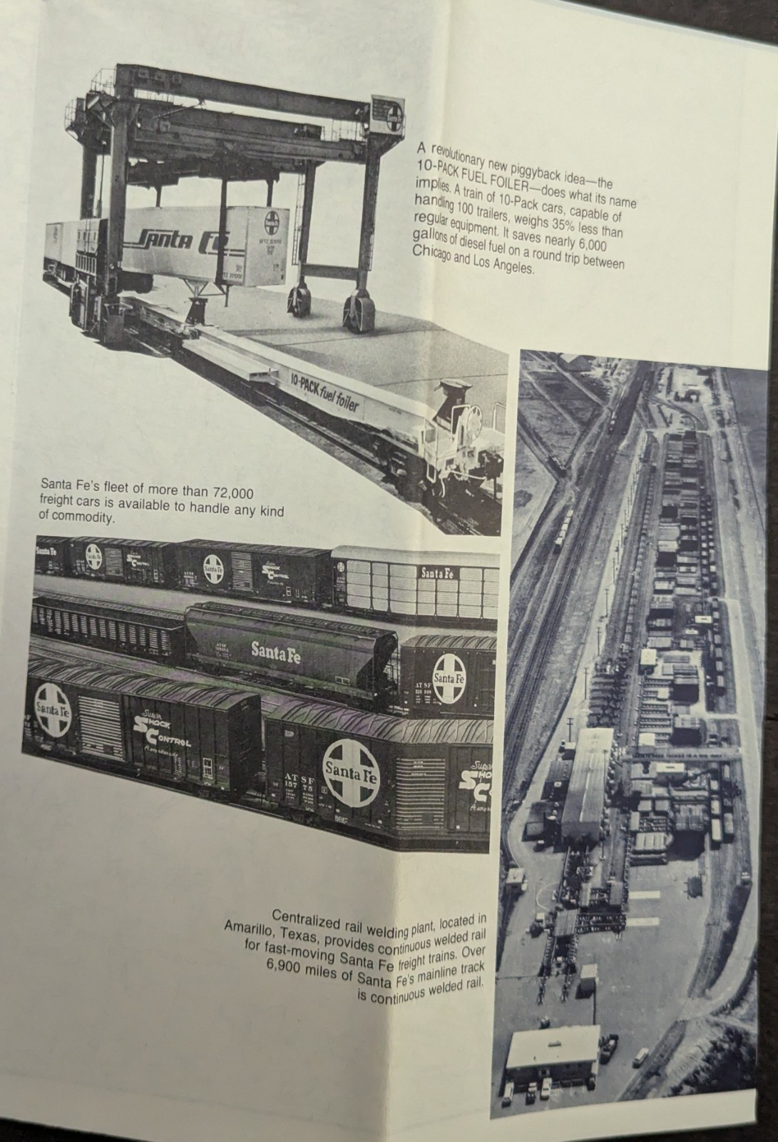 ***VINTAGE SANTA FE RAILWAY RATE GROUP U.S.A. MAP BROCHURE***