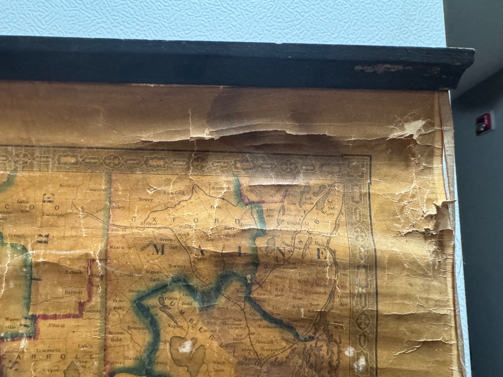 New England and Western NY Railroad Map 1849 by F. H. Goldthwait